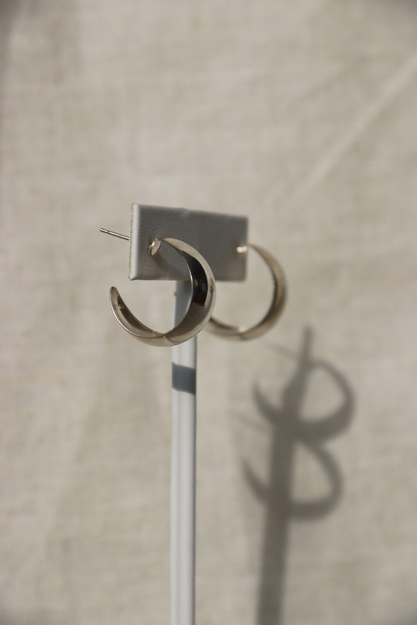 Sterling Silver Cuff Earrings