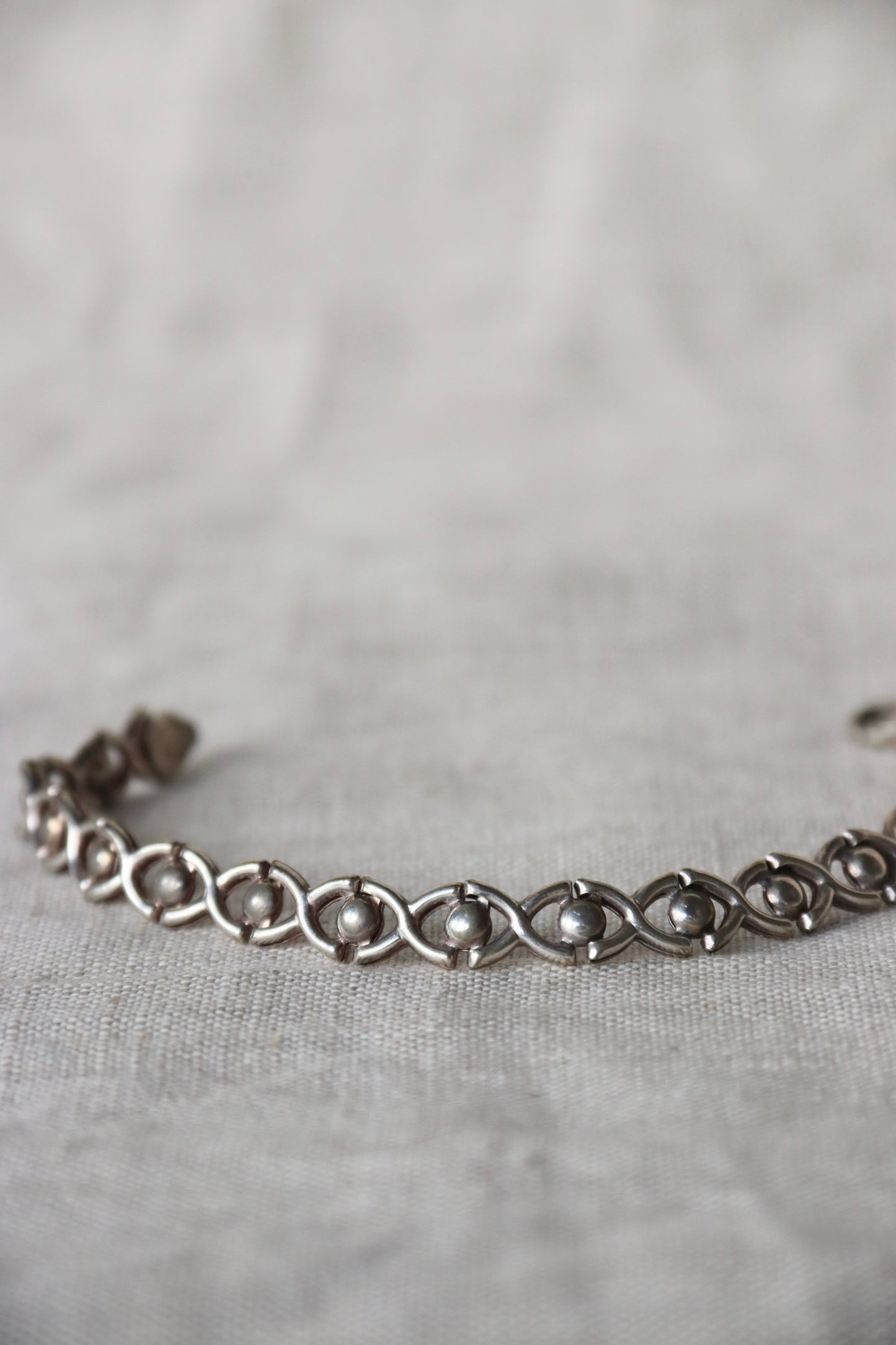 Sterling Silver Round Link Bracelet