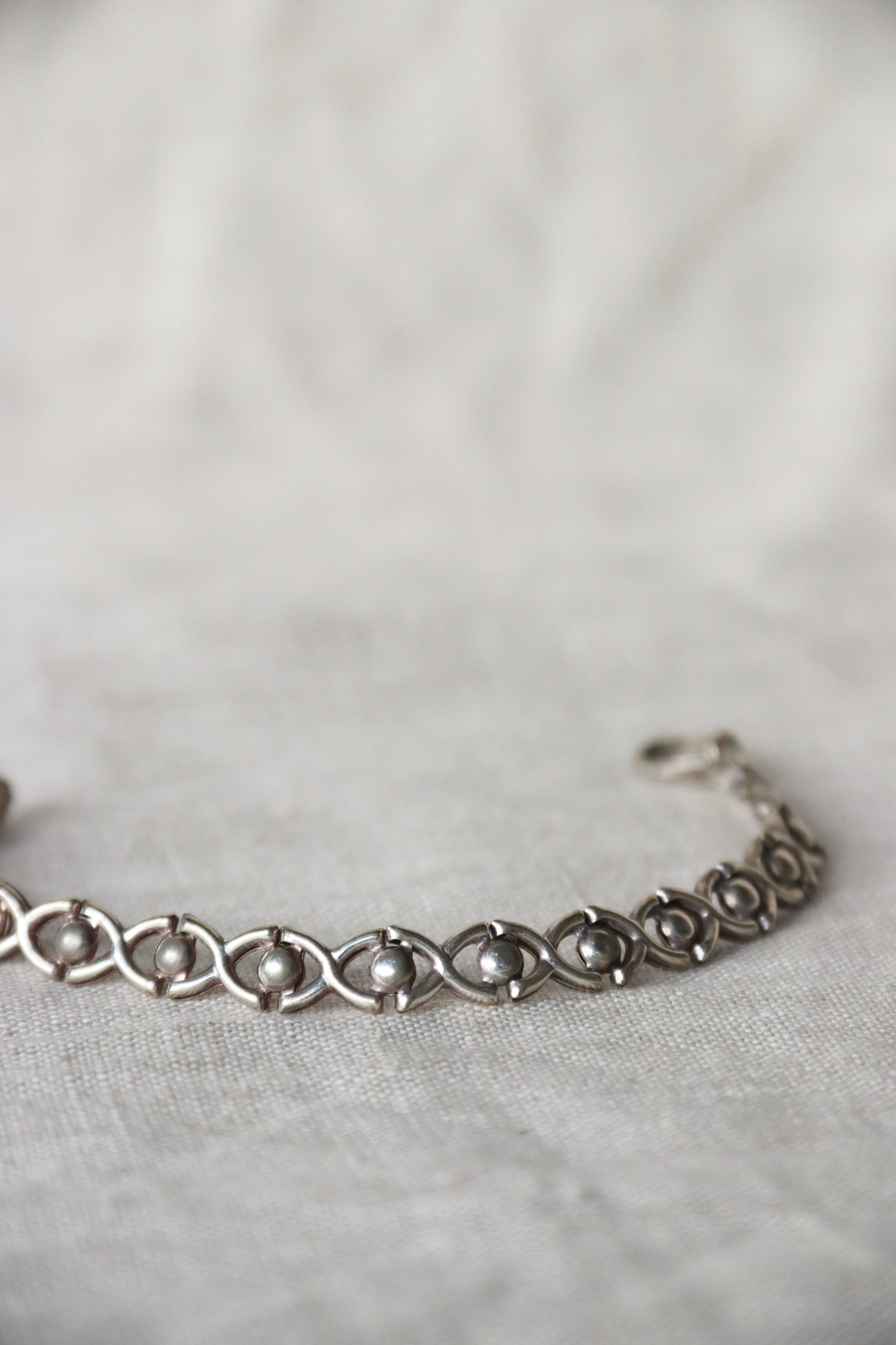 Sterling Silver Round Link Bracelet