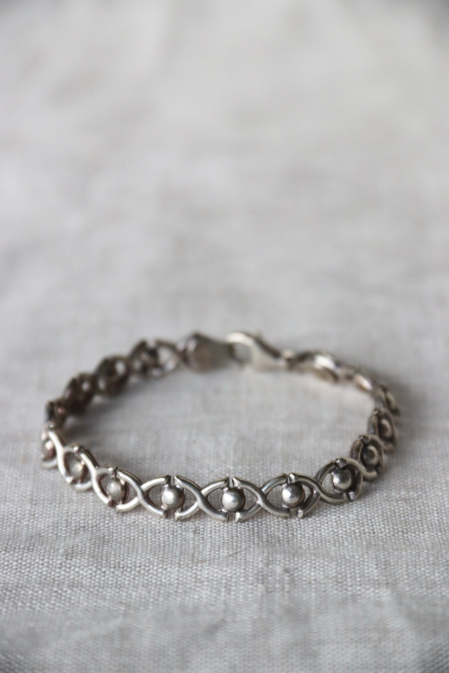 Sterling Silver Round Link Bracelet