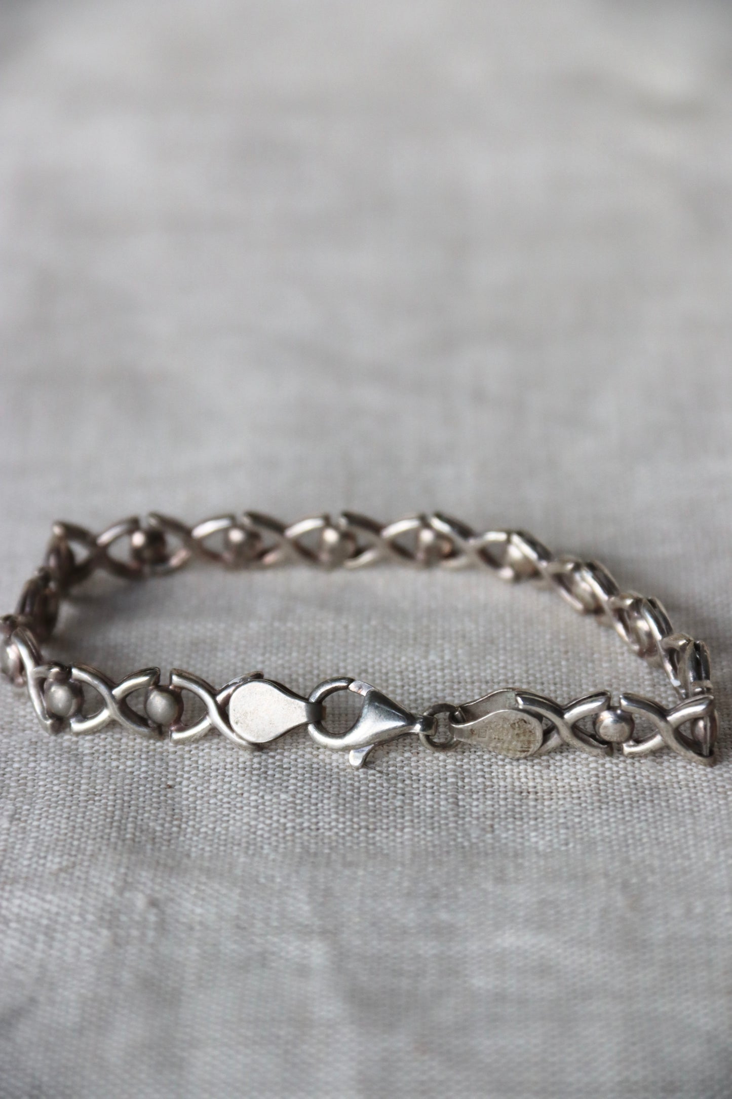 Sterling Silver Round Link Bracelet