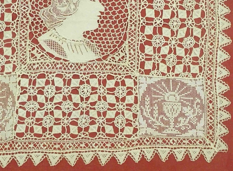 Vintage Framed Lace Doily