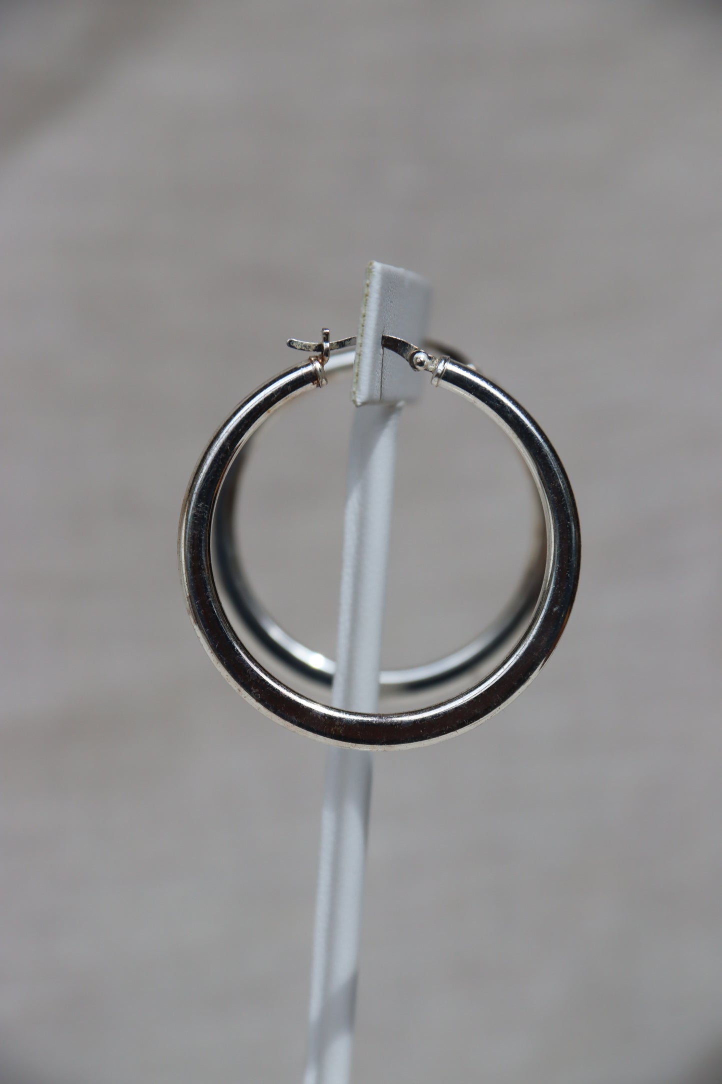 Sterling Silver Flat Hoops
