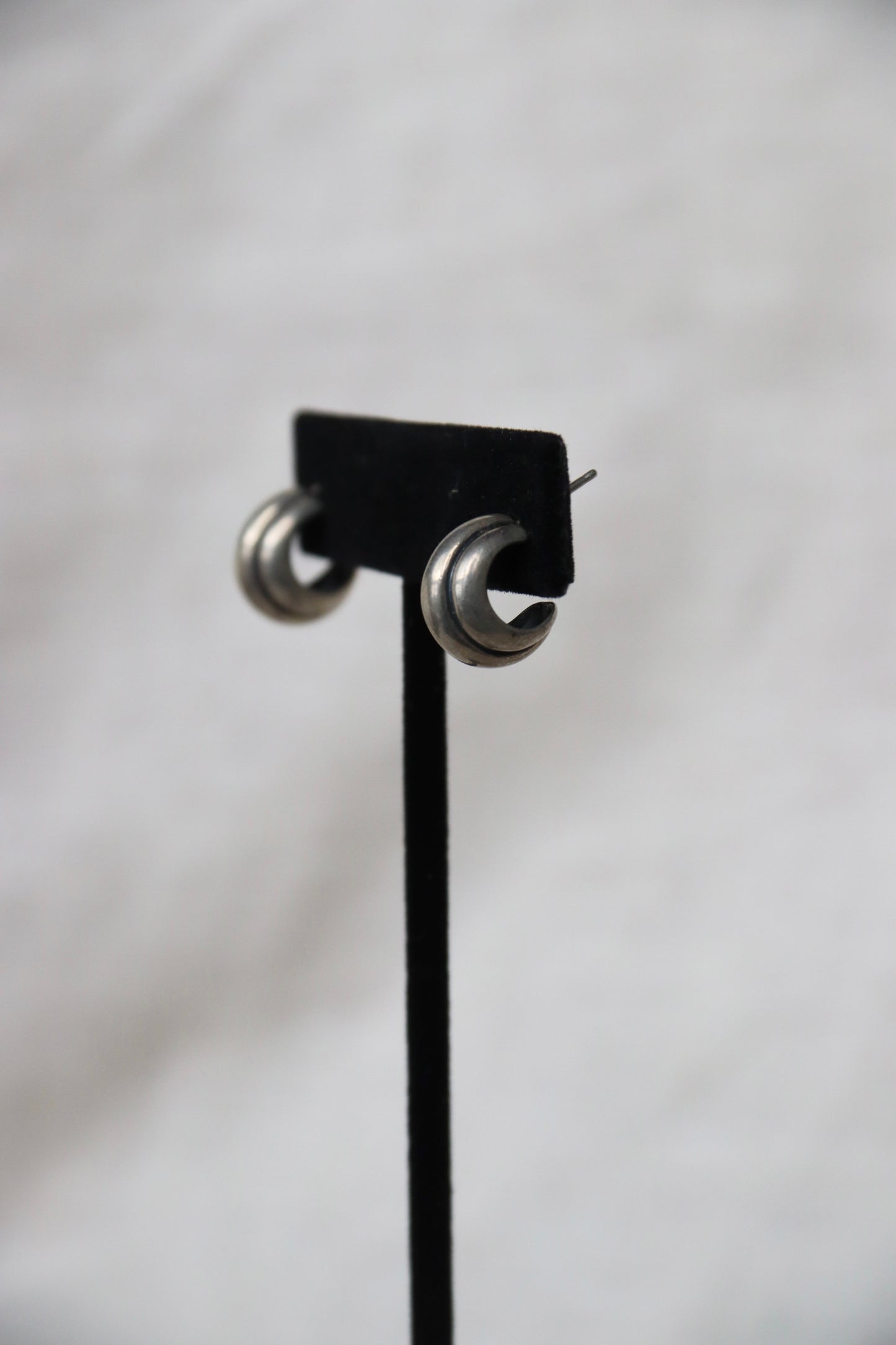 Sterling Silver Cuff Earrings