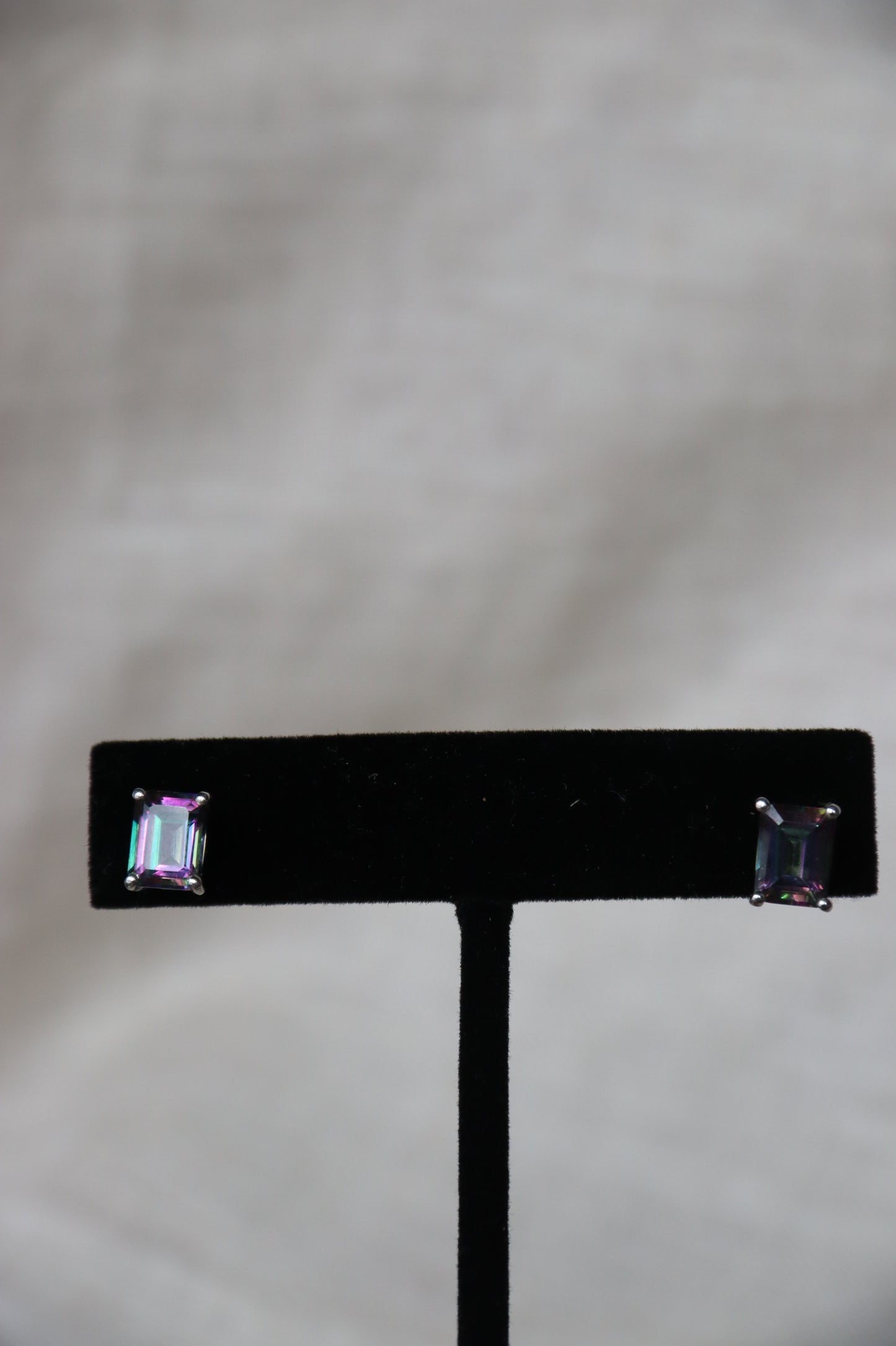 Sterling Silver Mystic Topaz Post Earrings
