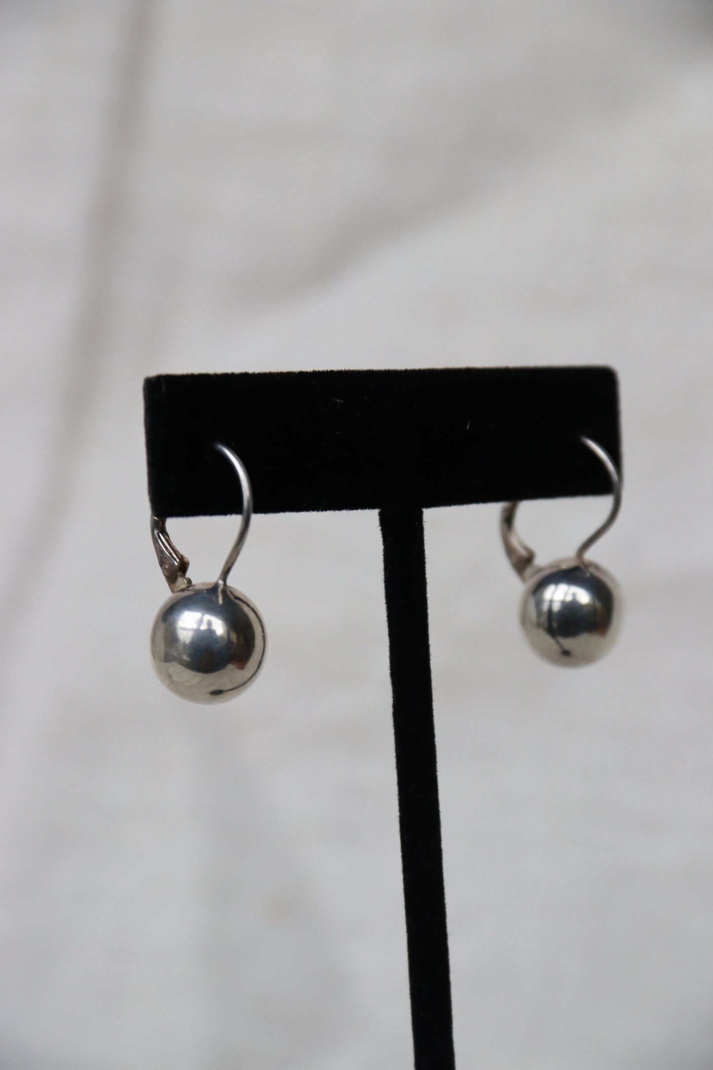 Sterling Silver Ball Earrings