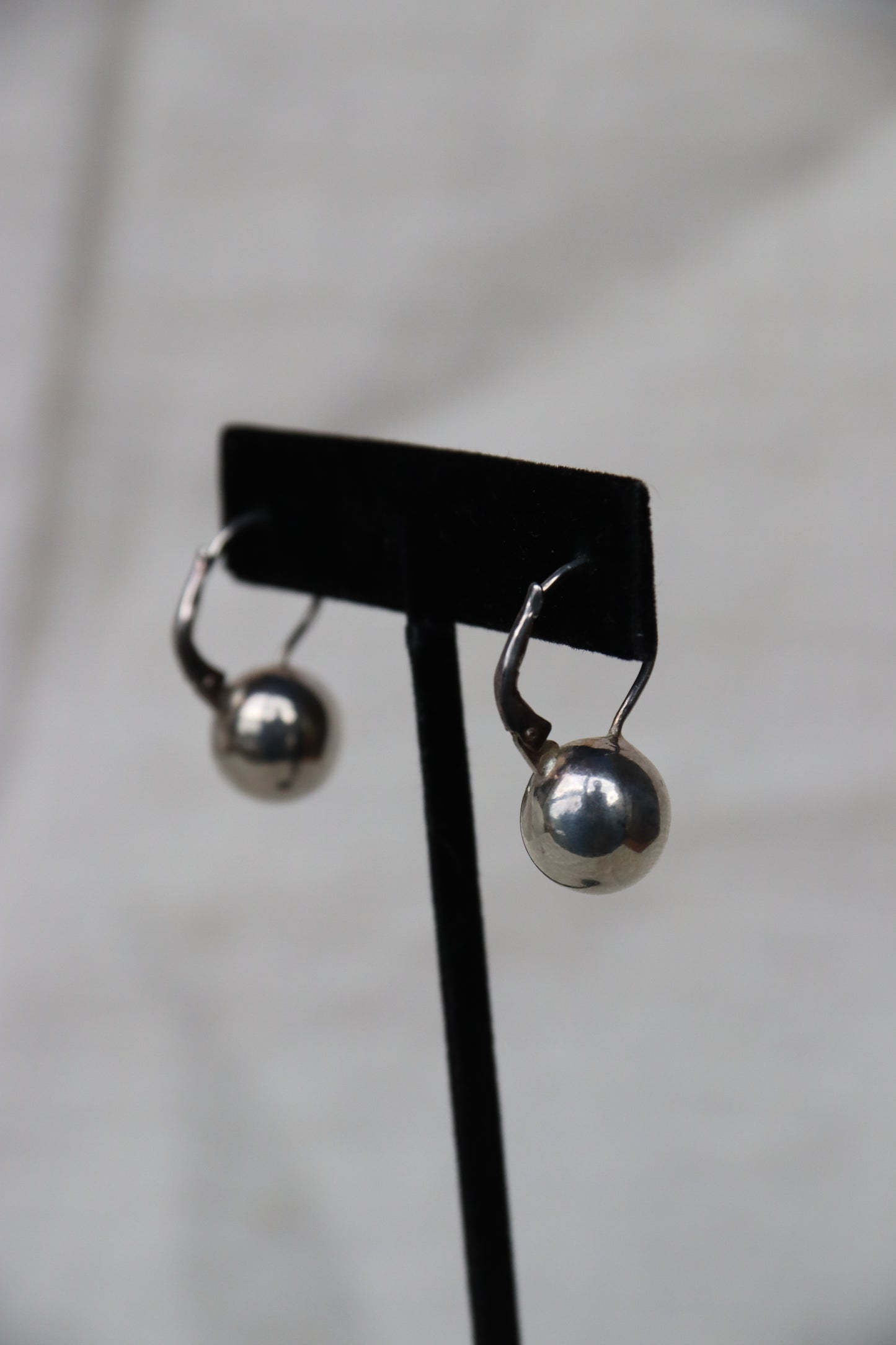 Sterling Silver Ball Earrings
