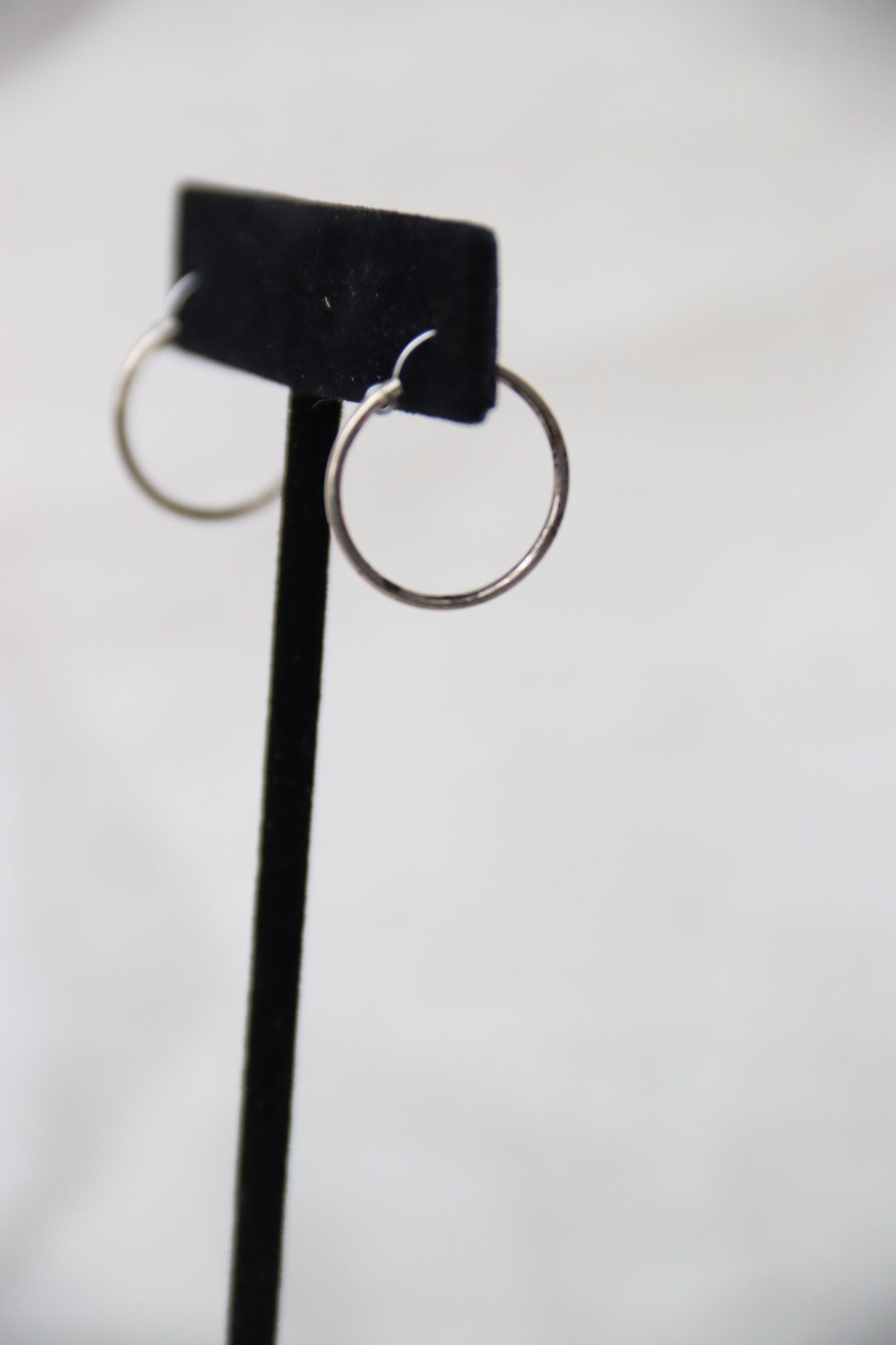 Sterling Silver Small Round Hoops