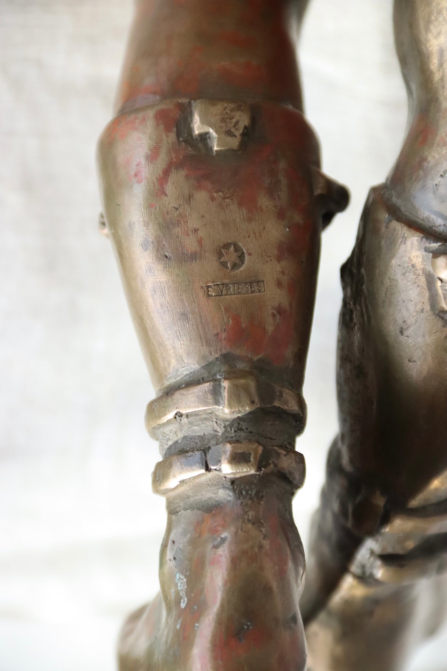 Laurence De Vries "The Contender" Bronze Sculpture