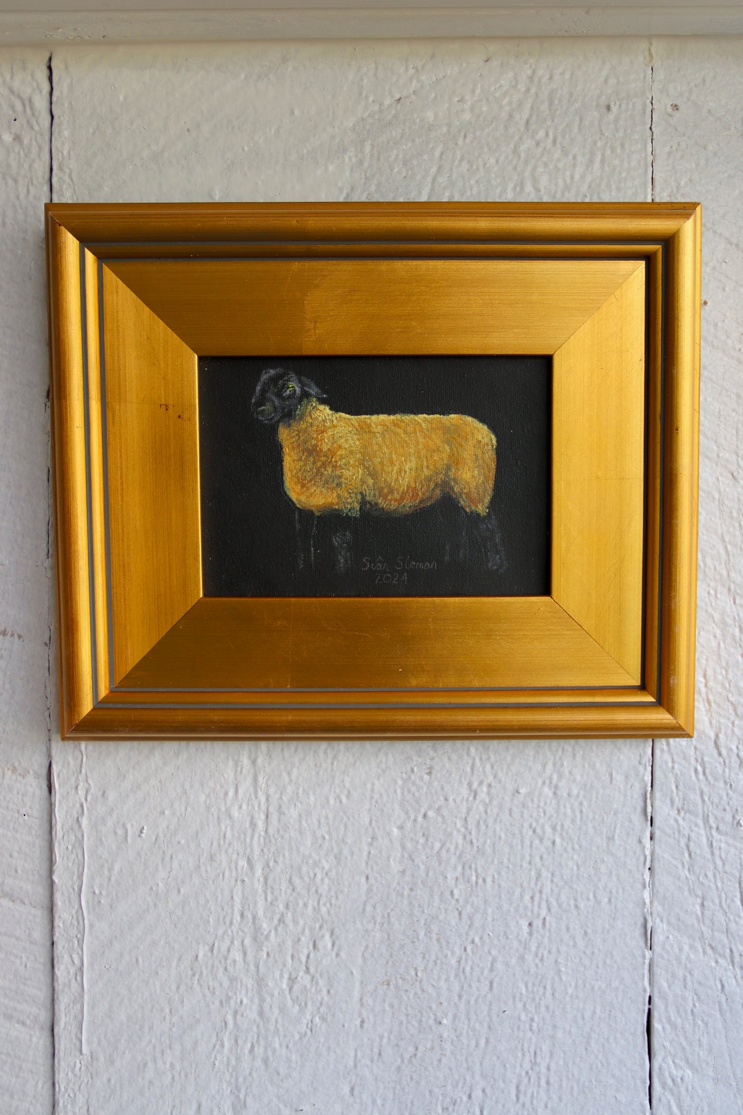 Siân Sloman Oil Painting of Sheep 1