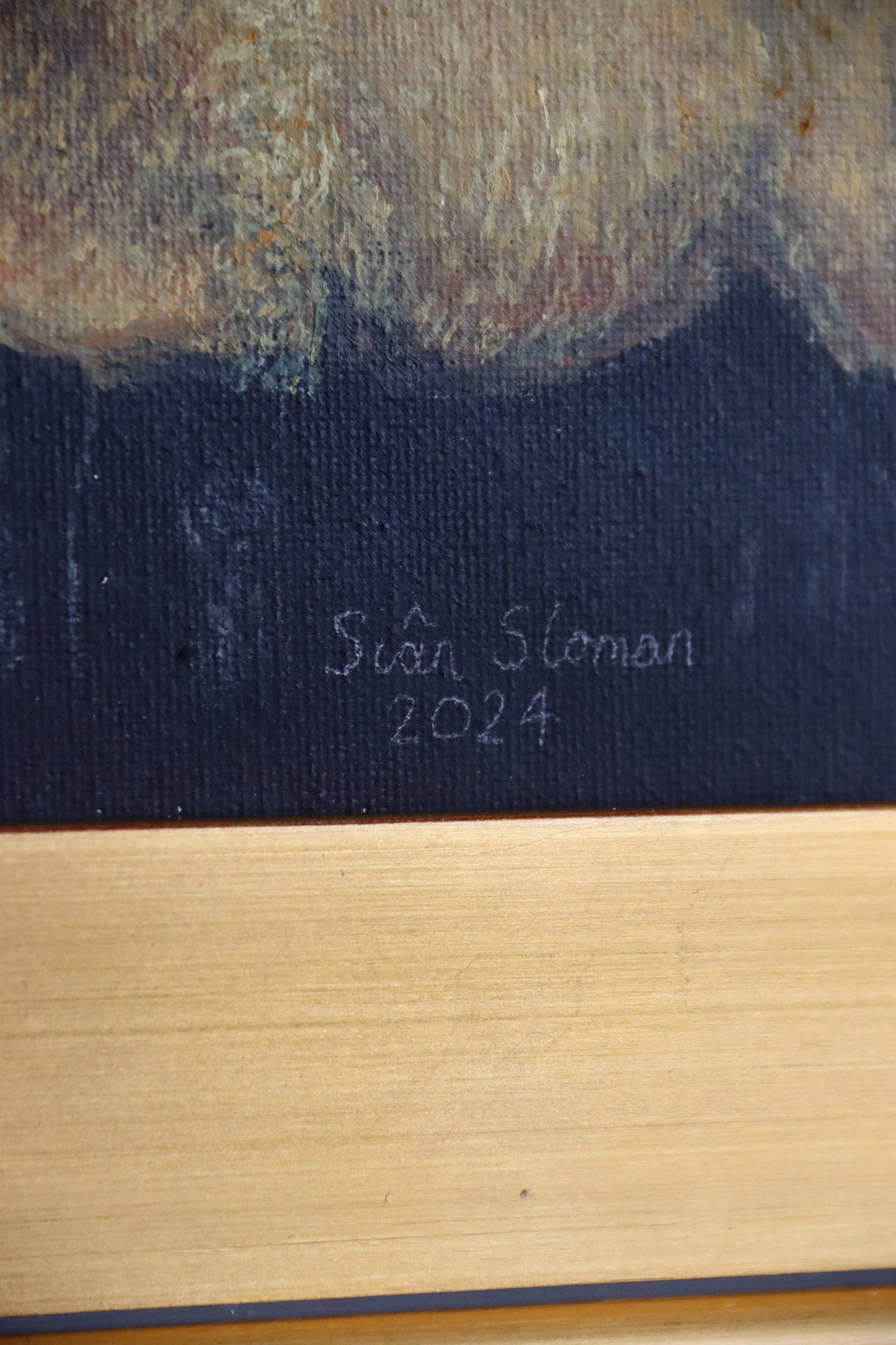 Siân Sloman Oil Painting of Sheep 1