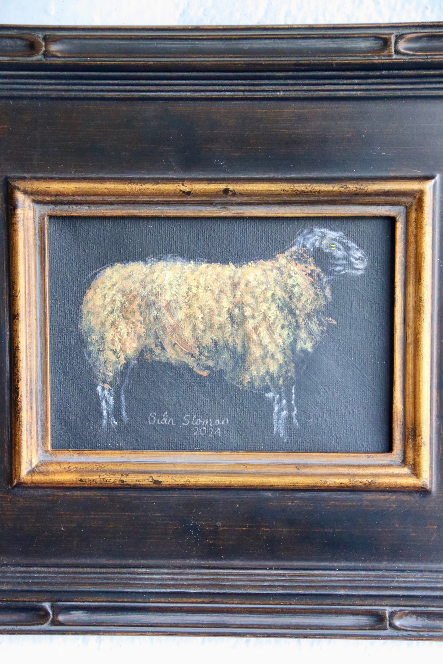 Siân Sloman Oil Painting of Sheep 4