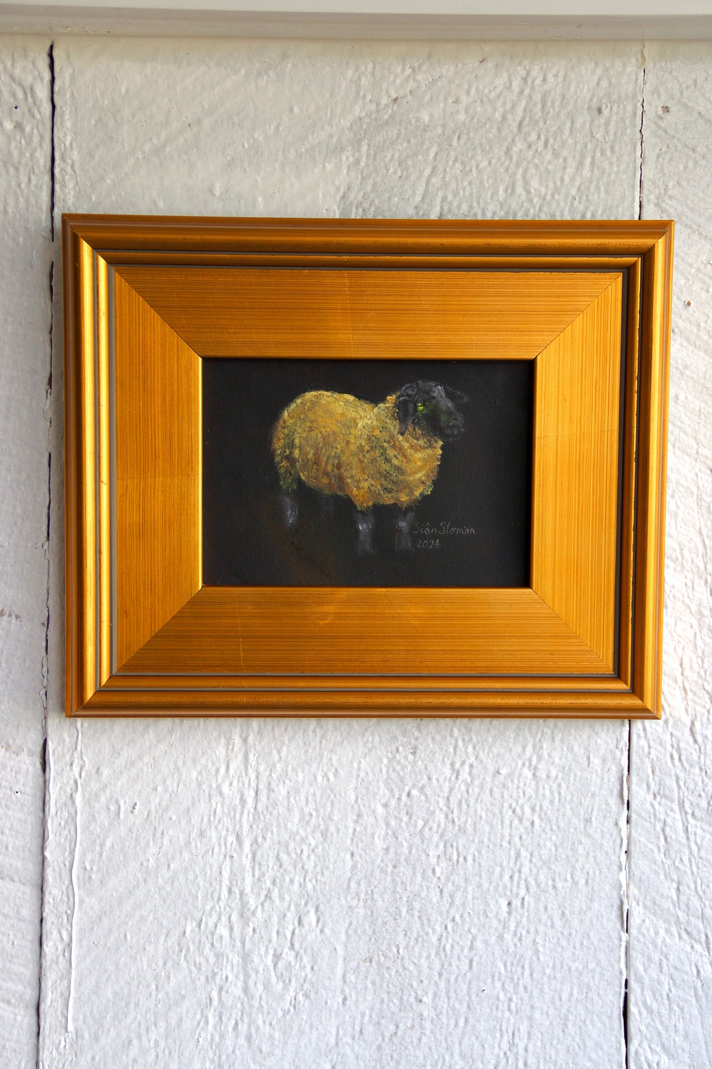 Siân Sloman Oil Painting of Sheep 2