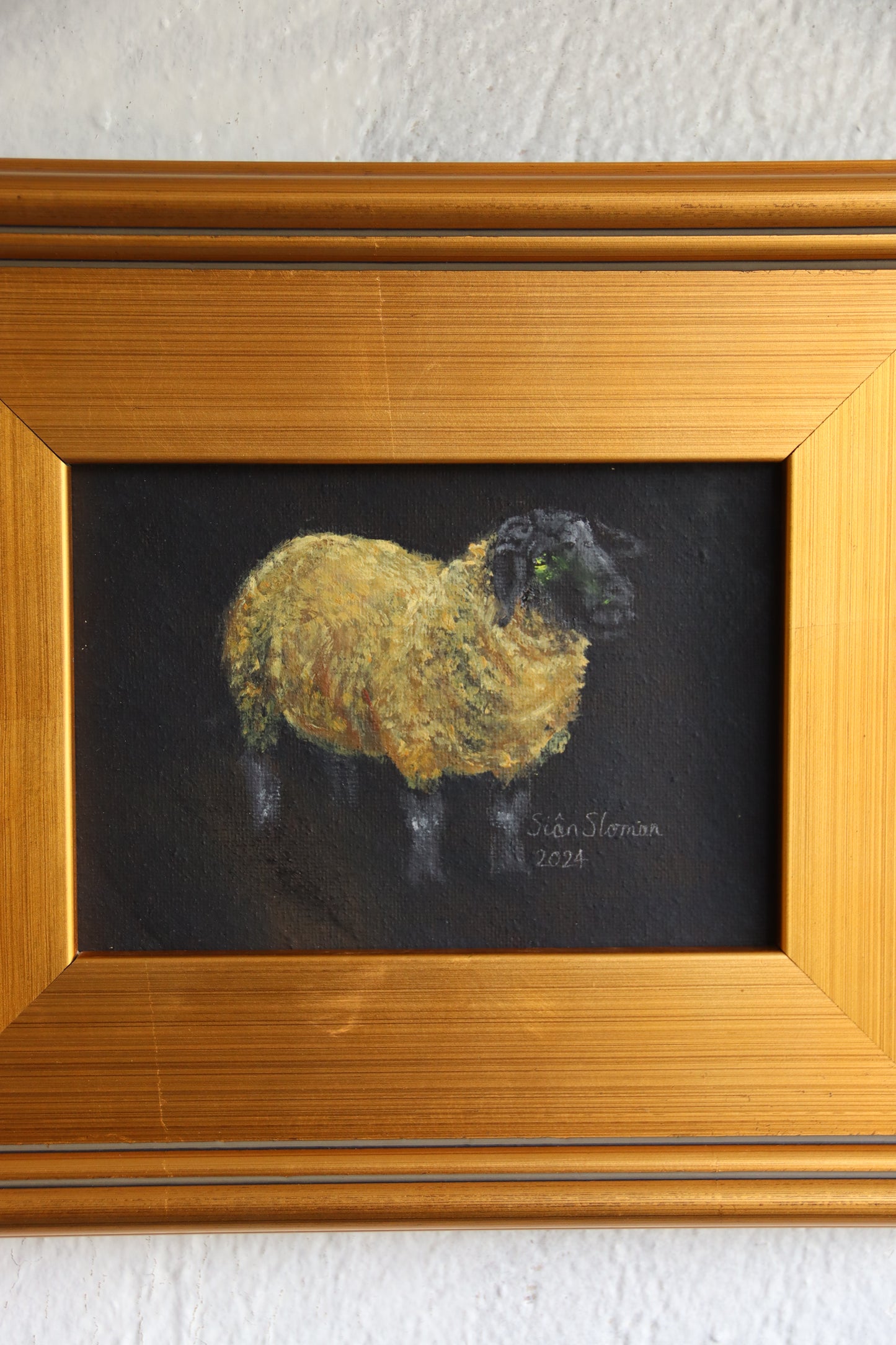 Siân Sloman Oil Painting of Sheep 2