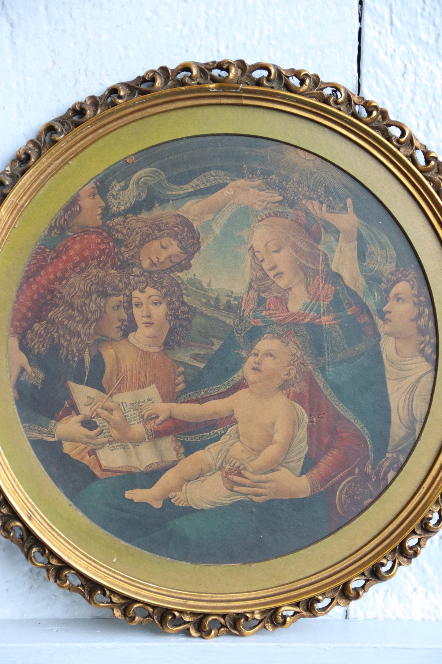 Vintage Madonna and Child Reproduction Print