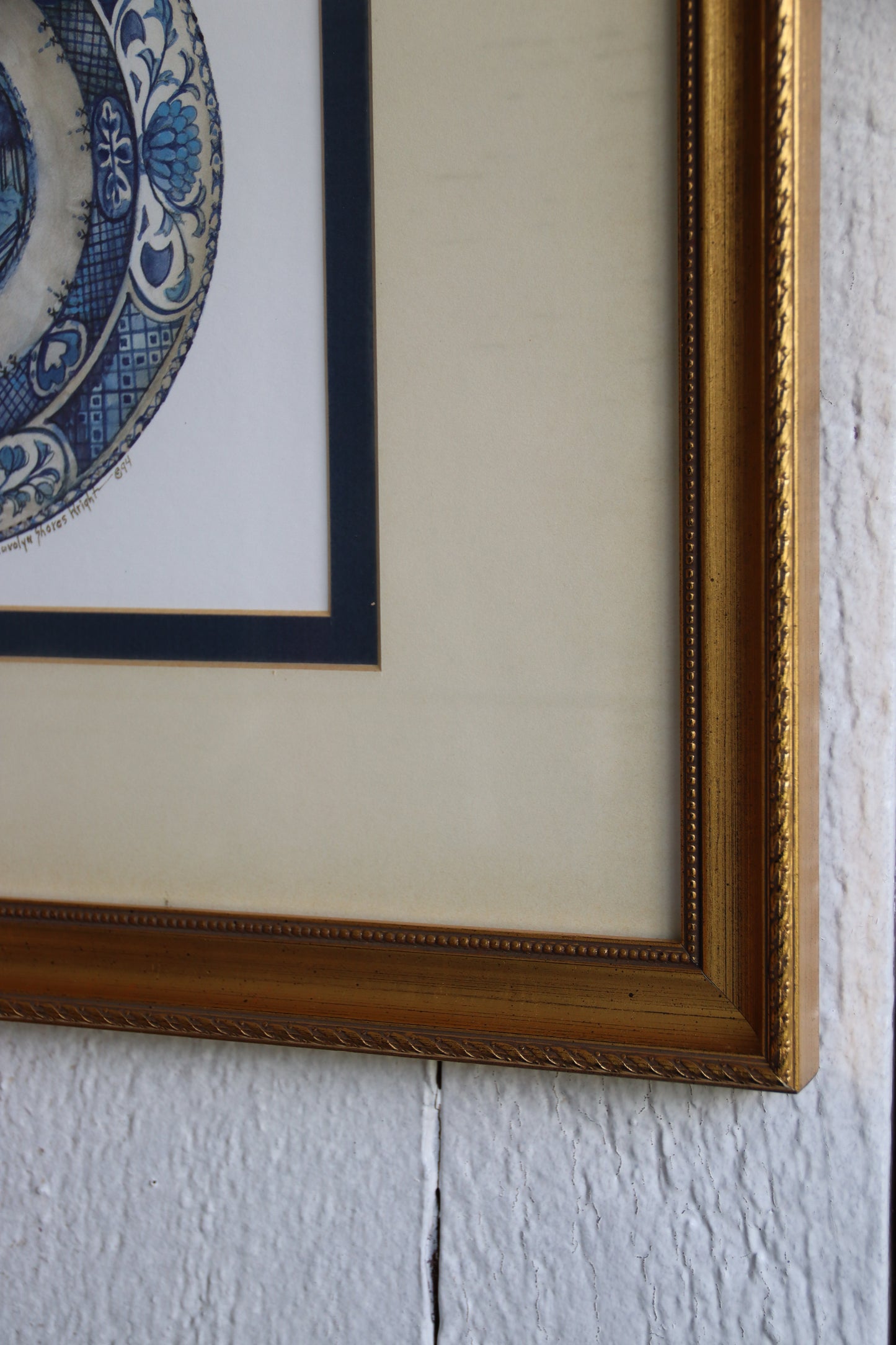 Carolyn Shores Wright "Operetta Teapot" and "Operetta Plate" Framed Prints