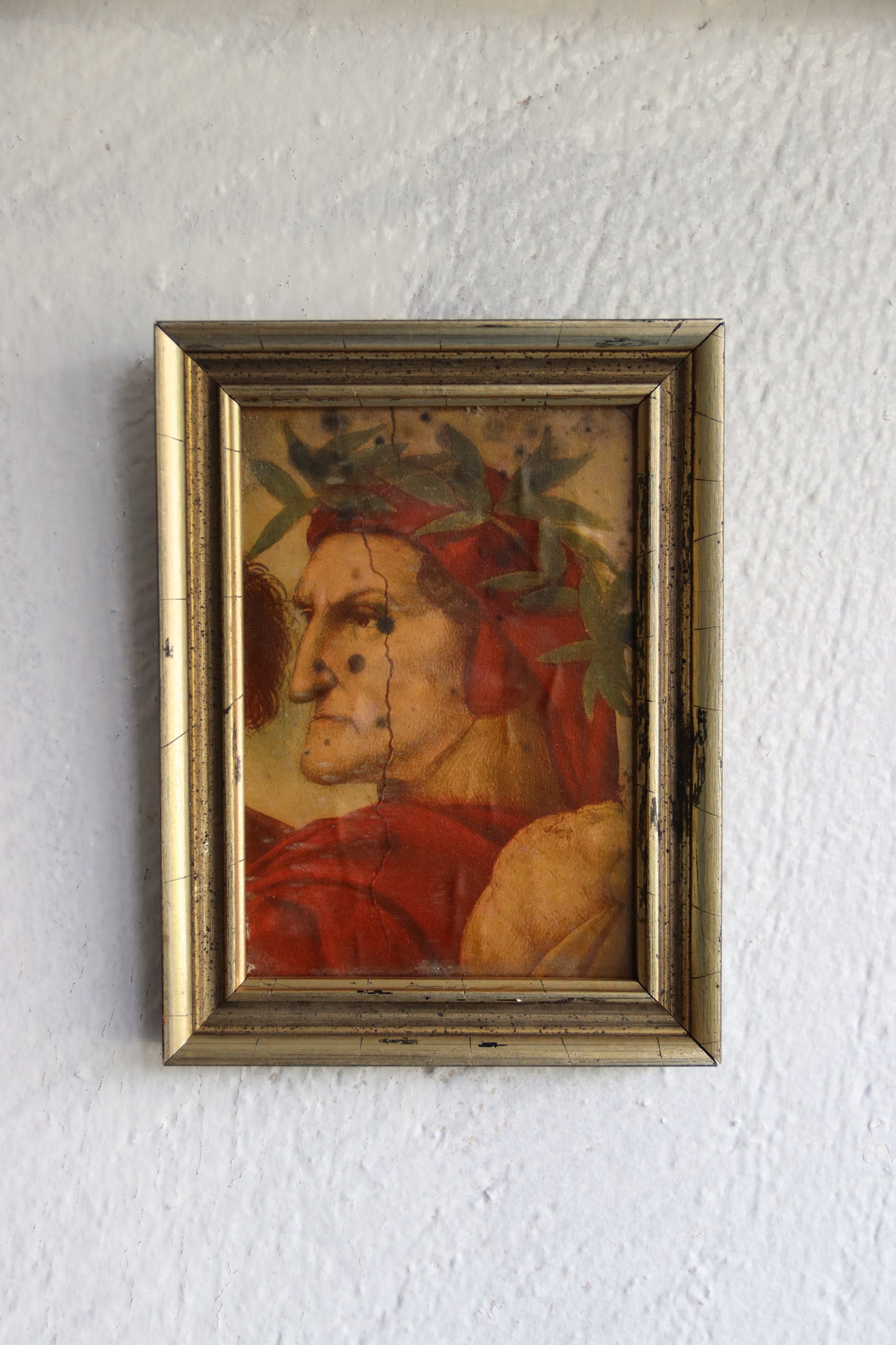 Vintage Dante Alighieri Reproduction Print