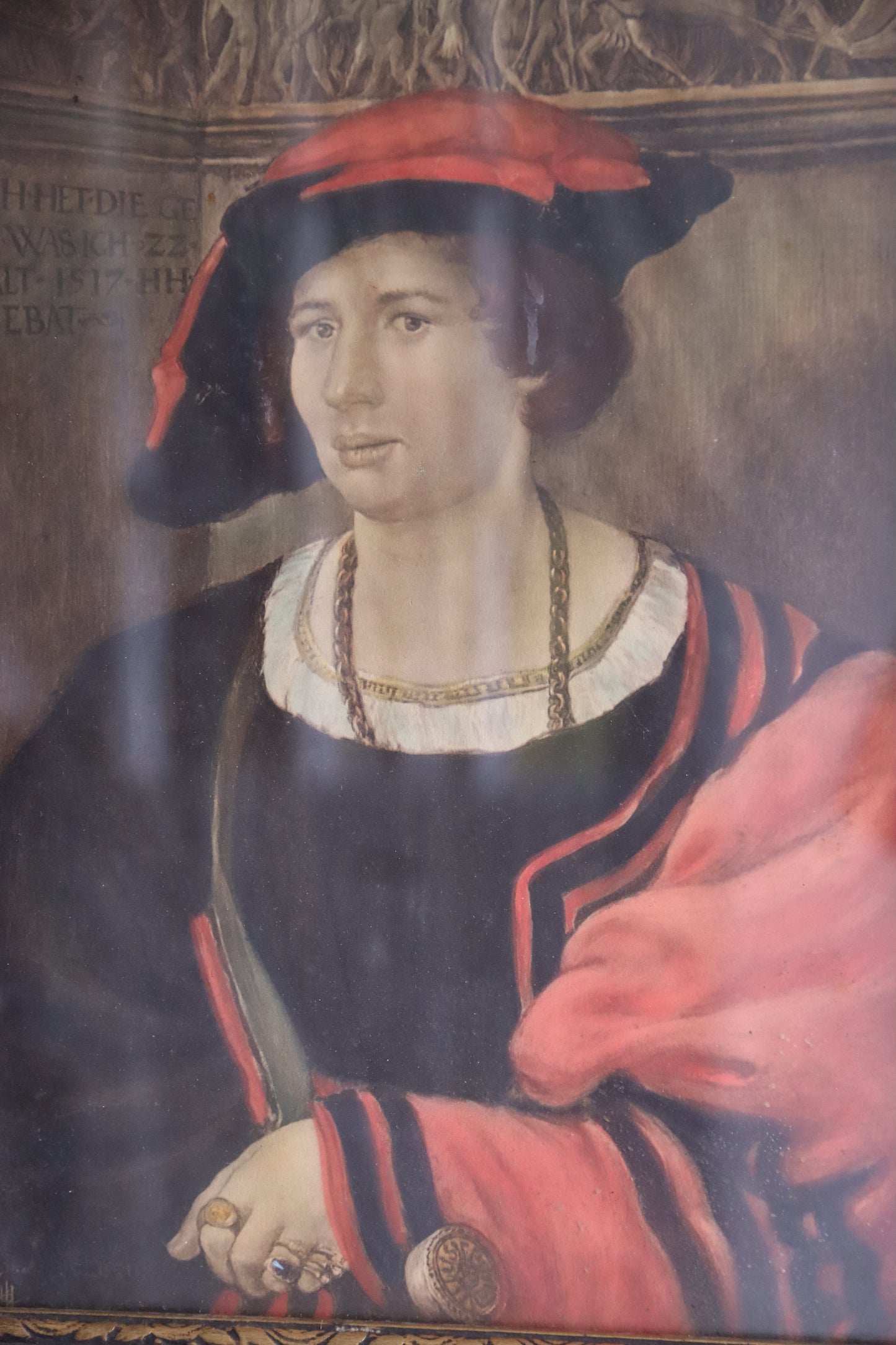 Vintage Portrait of Benedikt von Hertenstein Reproduction