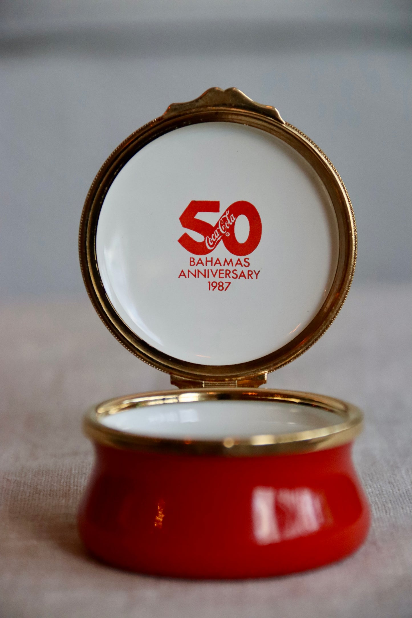 Halcyon Days Coca Cola Enamel Box