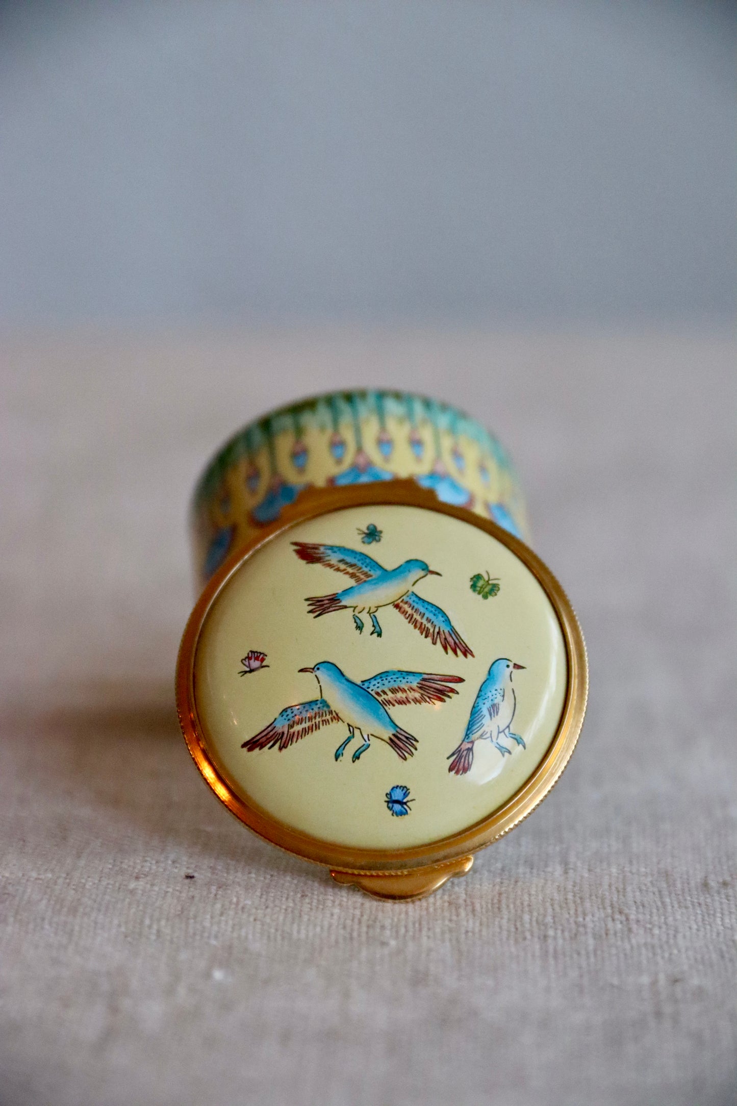 Staffordshire Enamels Harrods Enamel Box