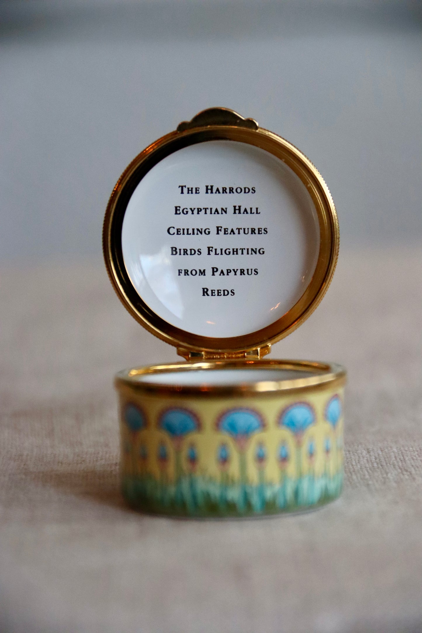 Staffordshire Enamels Harrods Enamel Box
