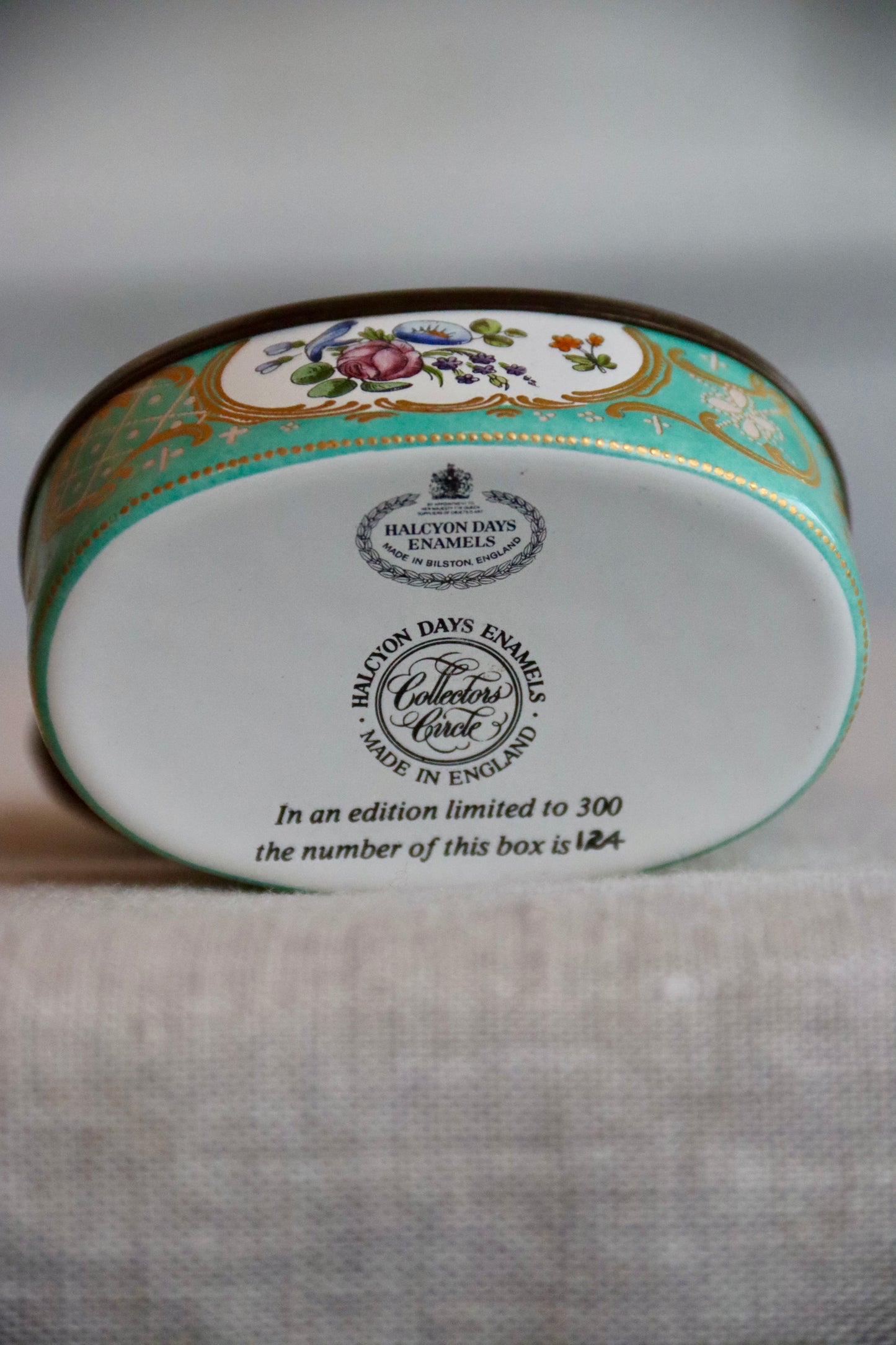 Halcyon Days Limited Edition Enamel Box