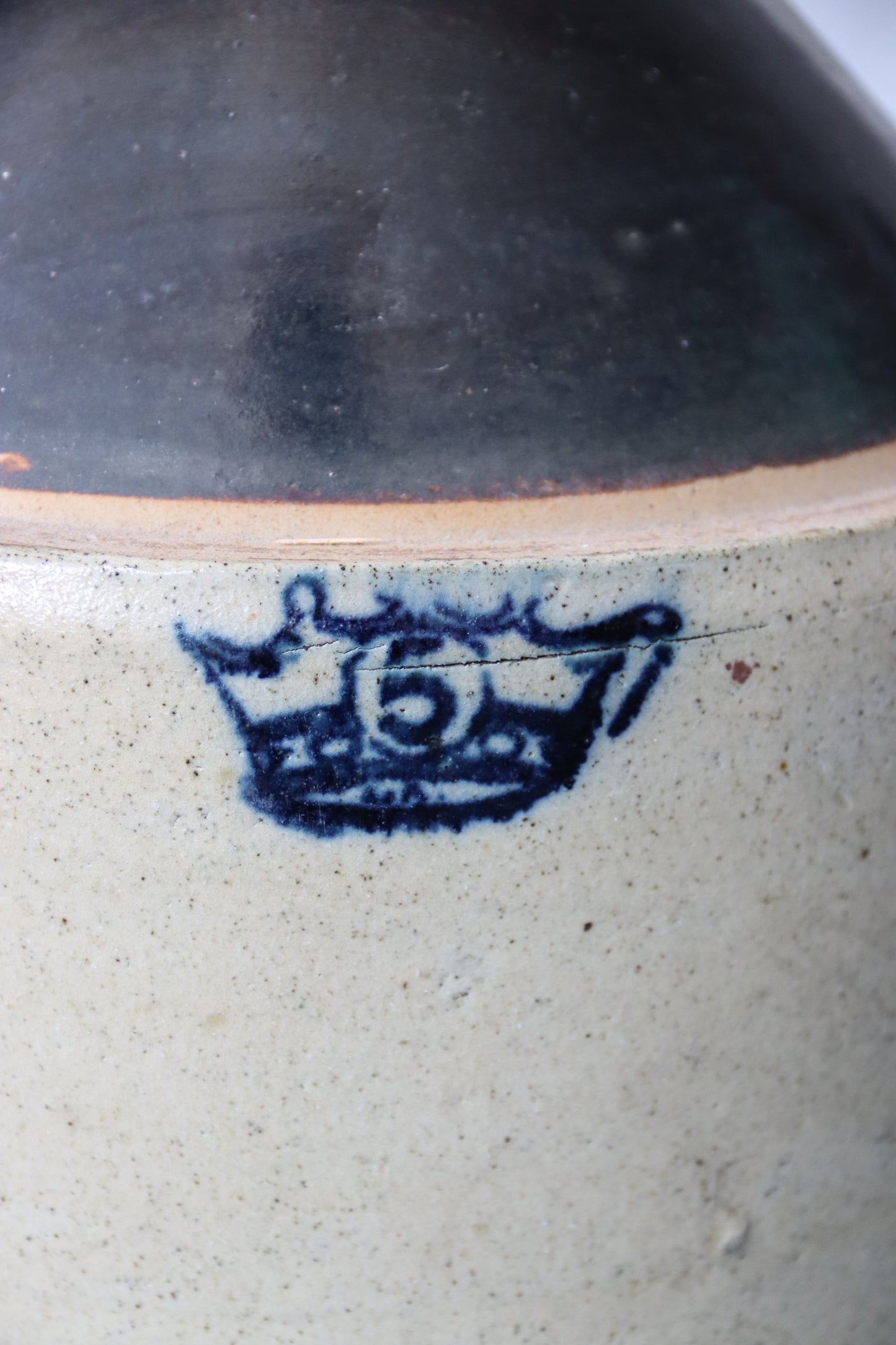 Vintage Robinson Crown Stoneware Jug
