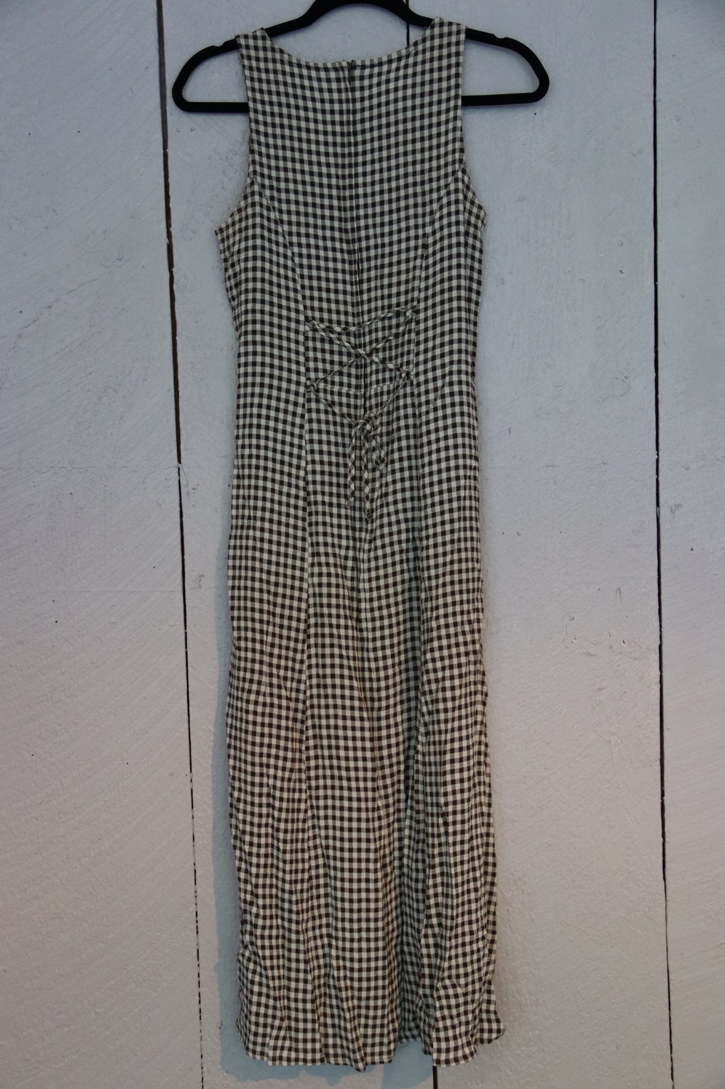 Casual Corner Brown Plaid Dress