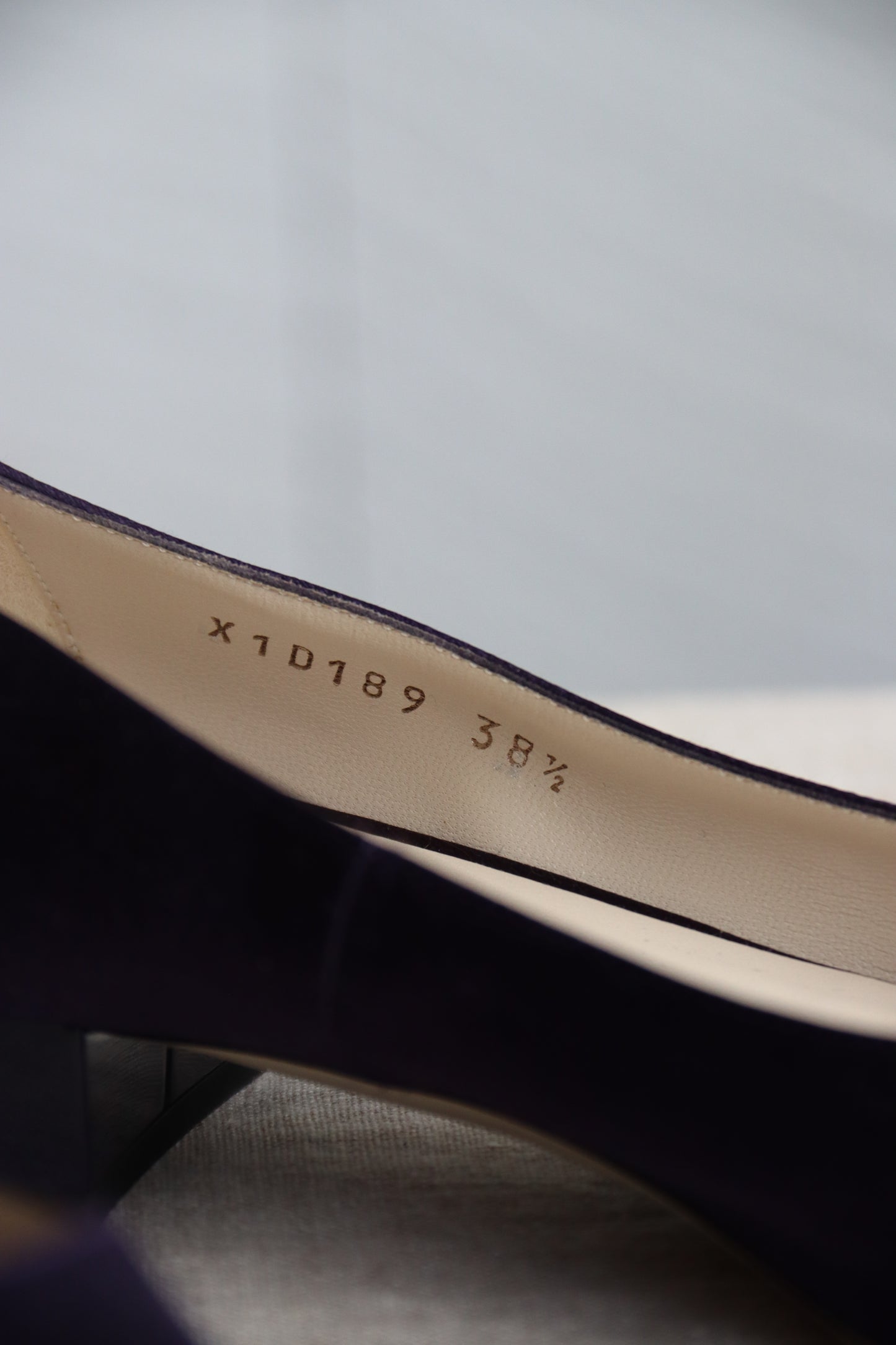 Giorgio Armani Purple Satin Flats - NW
