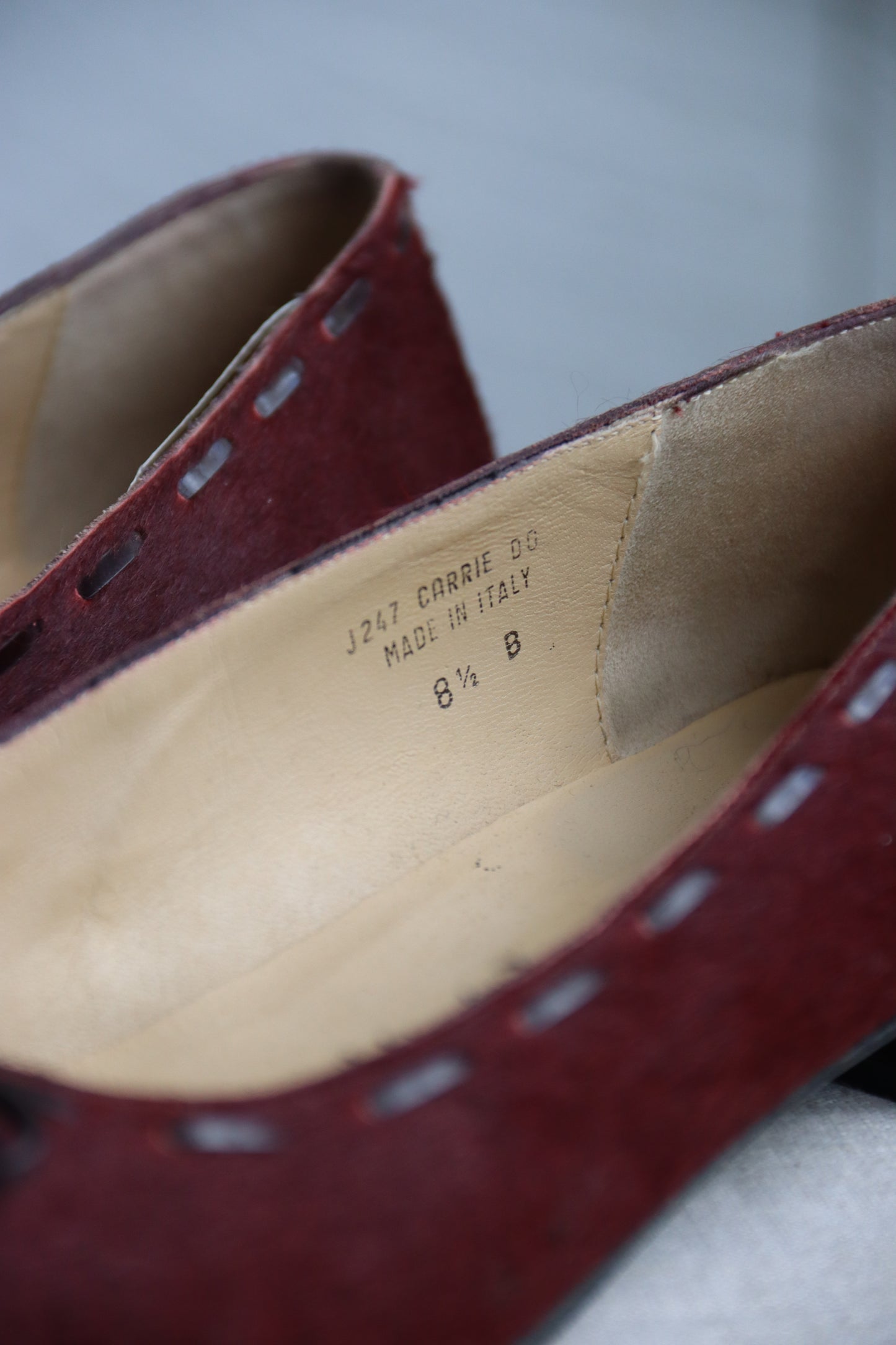 Coach Red Calf Hair loafers