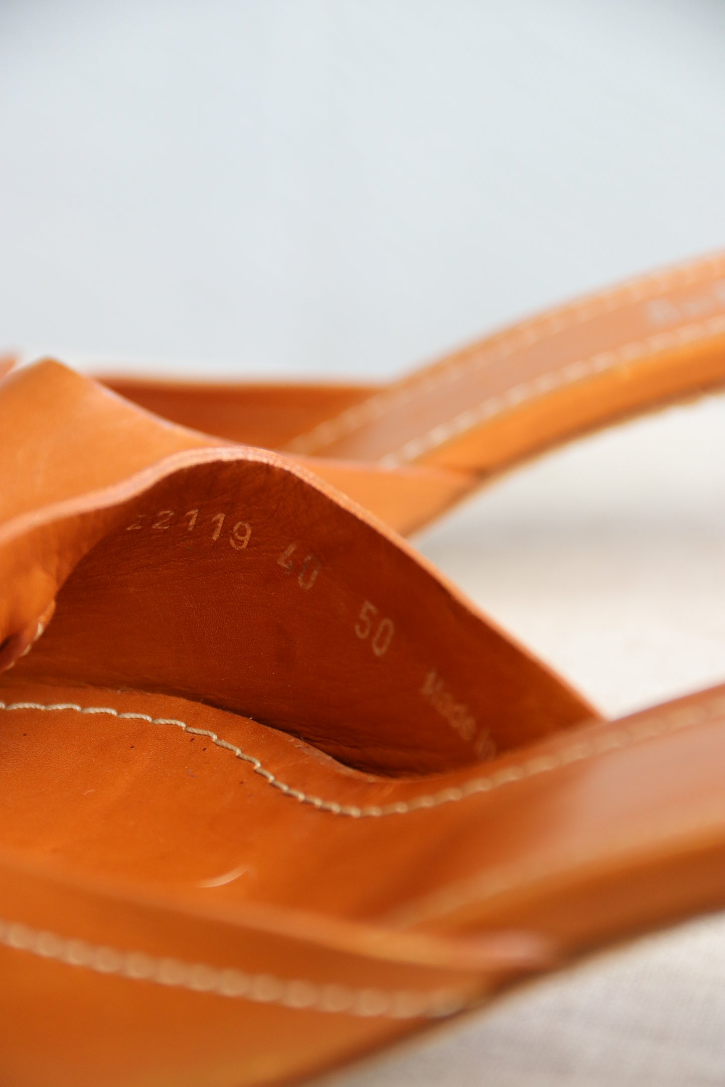 Lambertson Truex Brown Leather Heeled Sandals