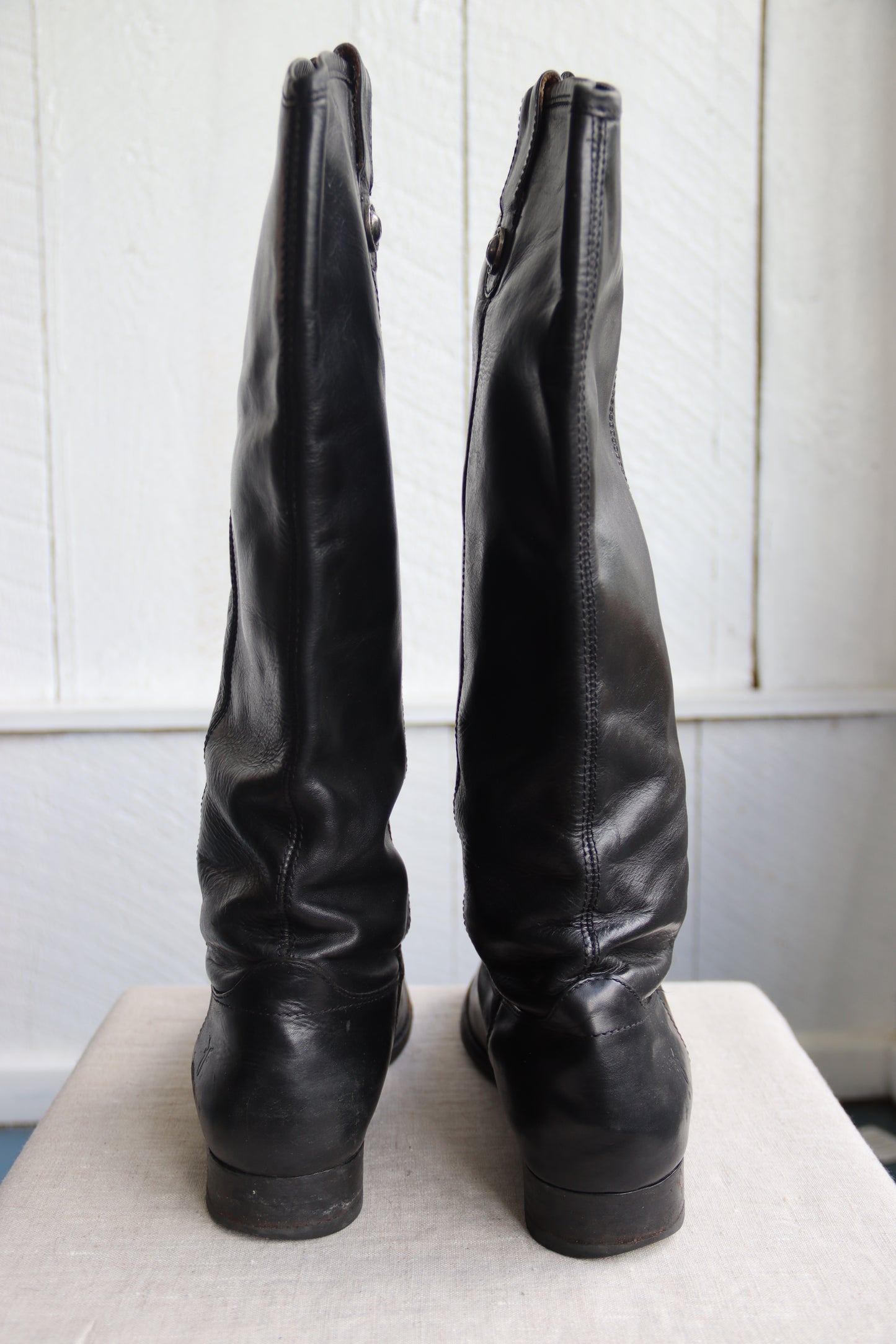 Frye Black Leather Boots