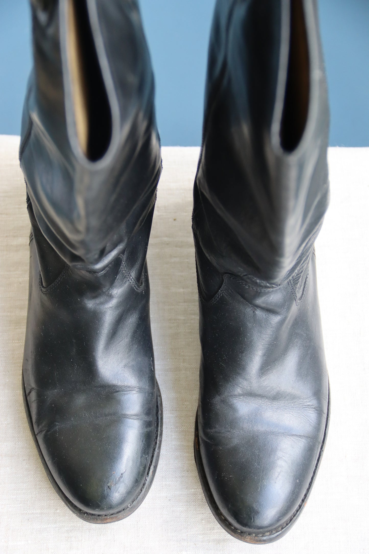 Frye Black Leather Boots