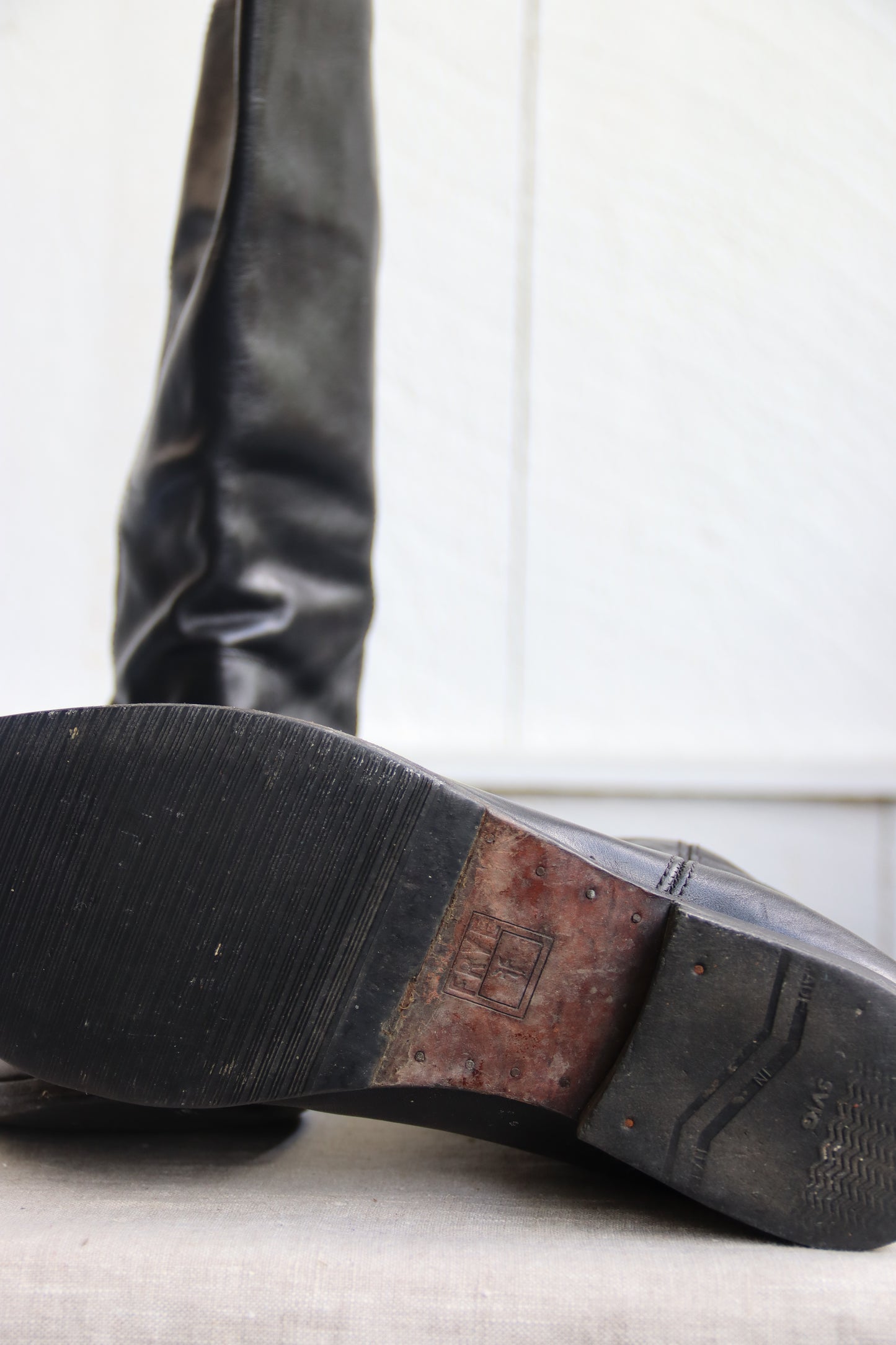 Frye Black Leather Boots