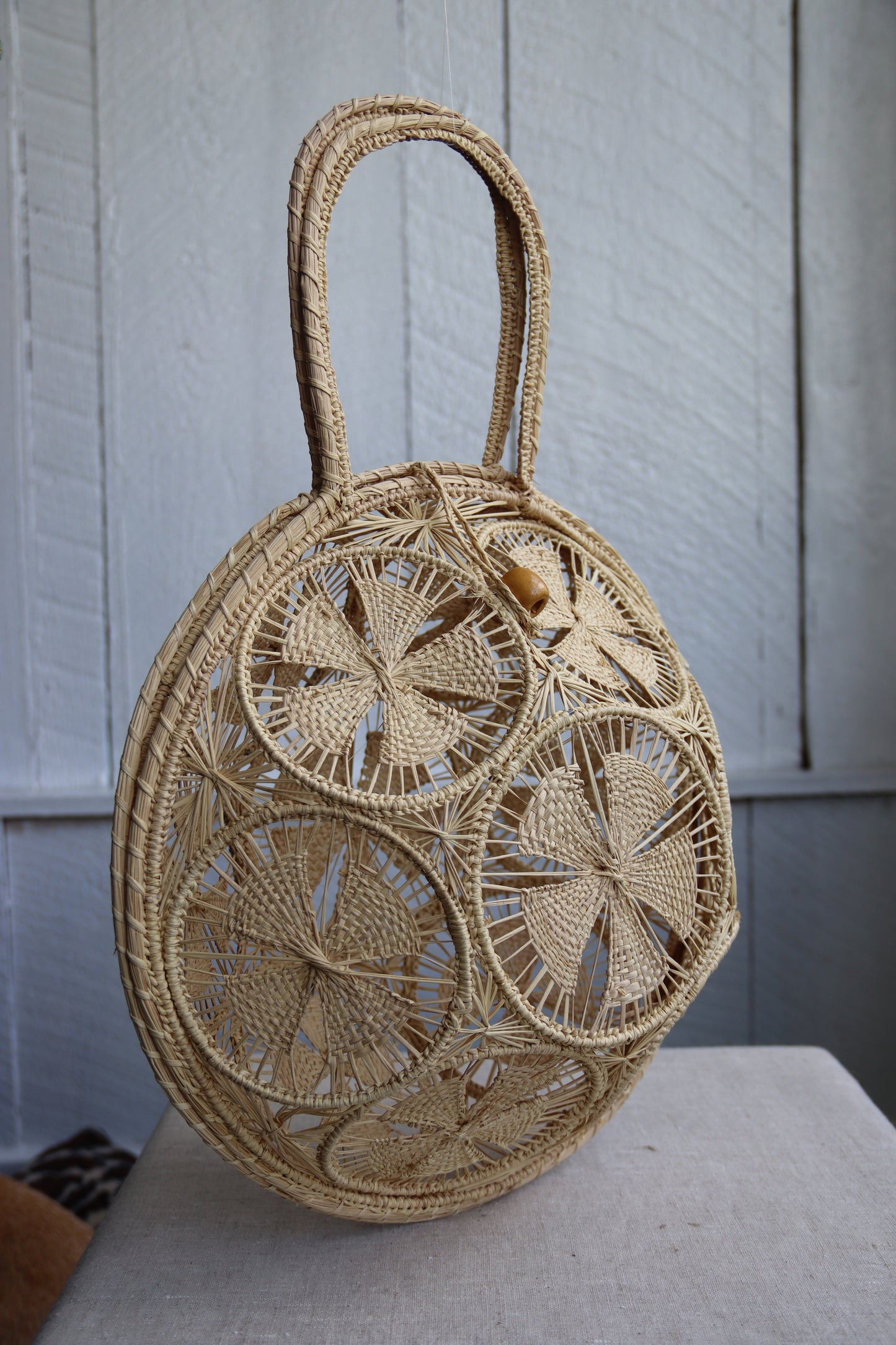 Round Straw Bag