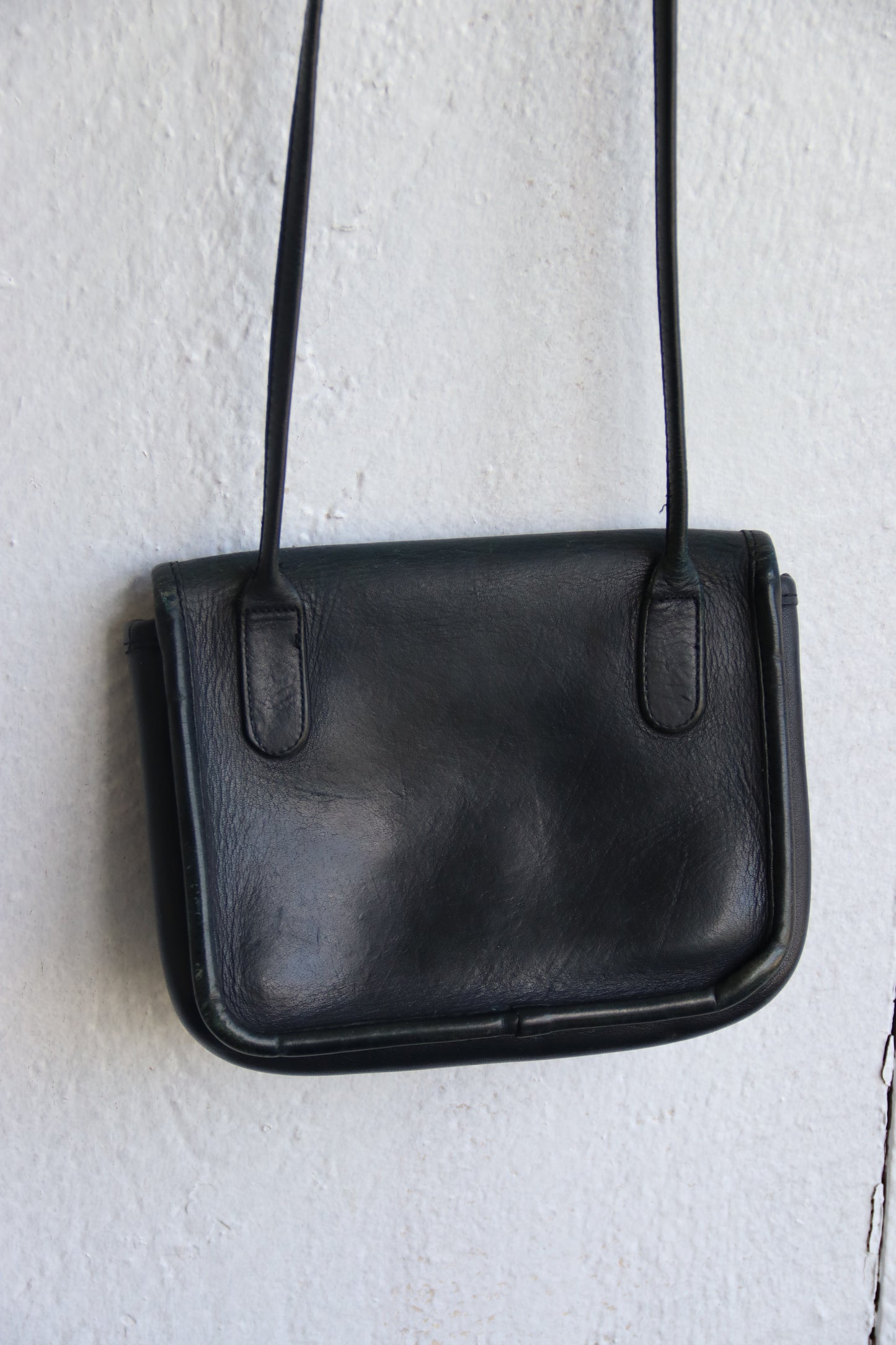 Coach Vintage Black Front-Flap Crossbody Bag