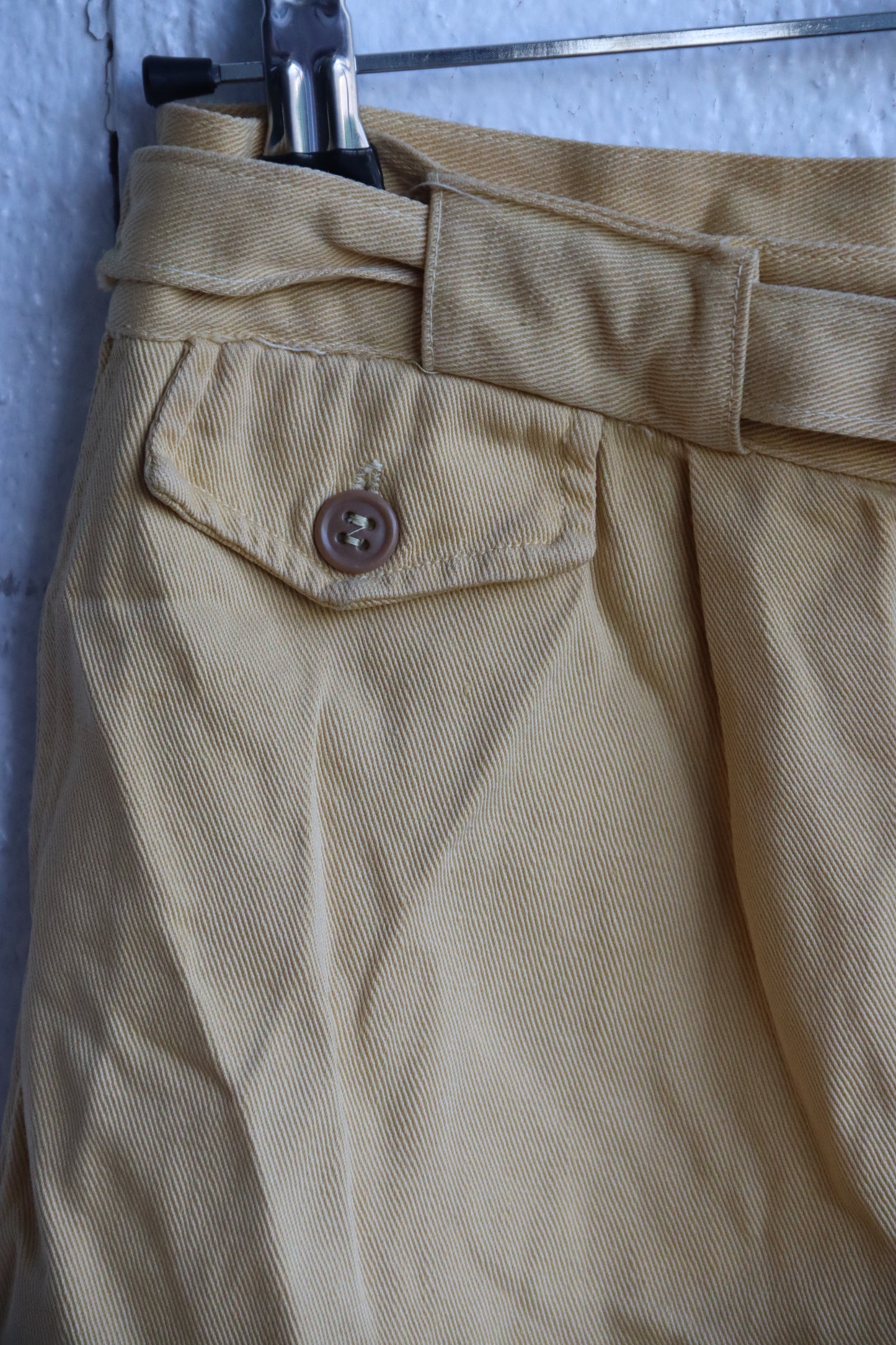 70s Butter Yellow Shorts
