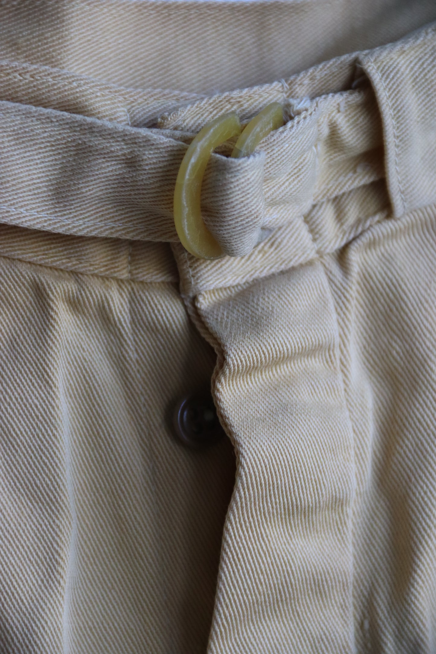 70s Butter Yellow Shorts