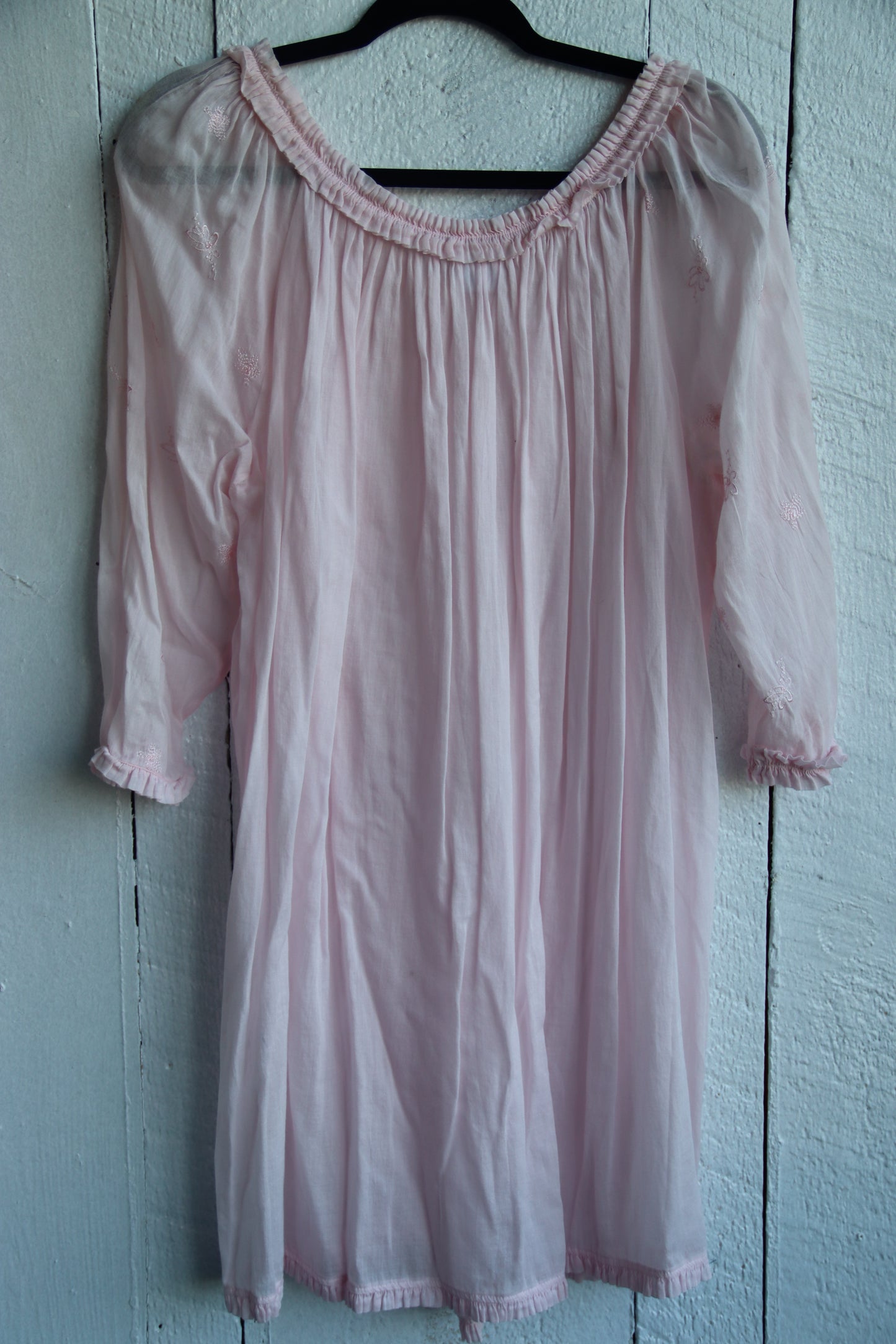 Celestine Pink Cotton Nightgown