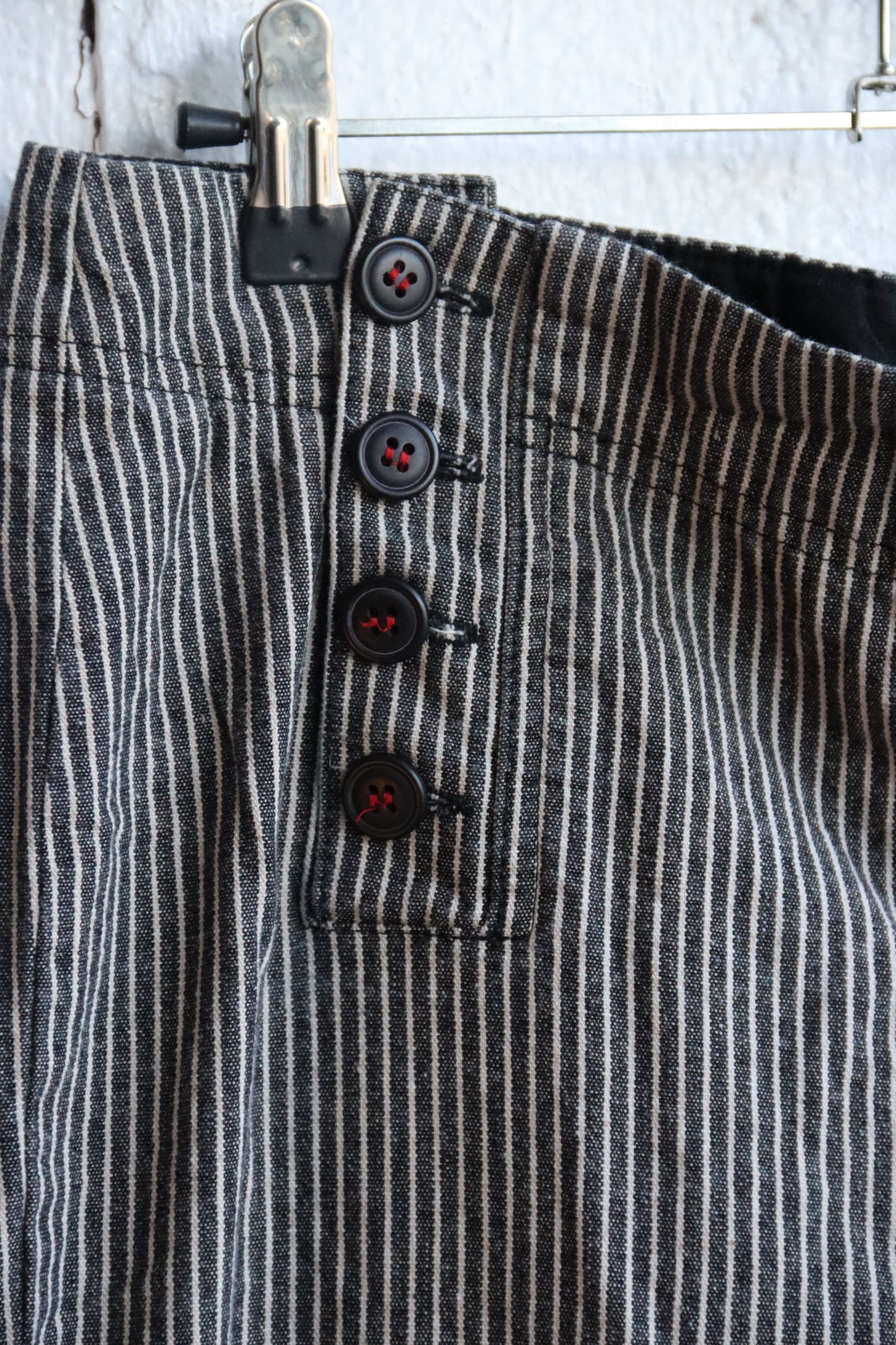 Larry Levine Striped Sailor Pants
