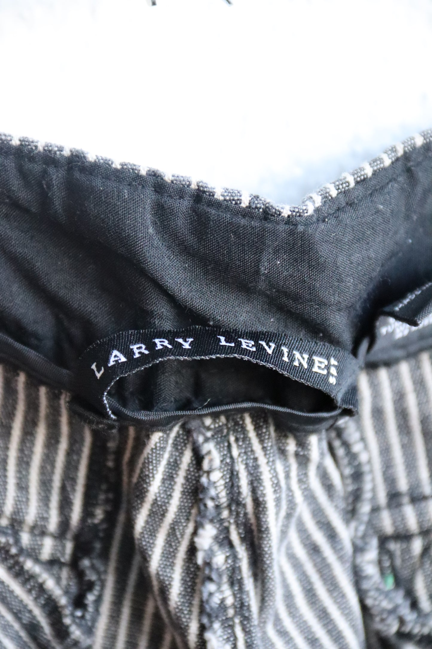 Larry Levine Striped Sailor Pants