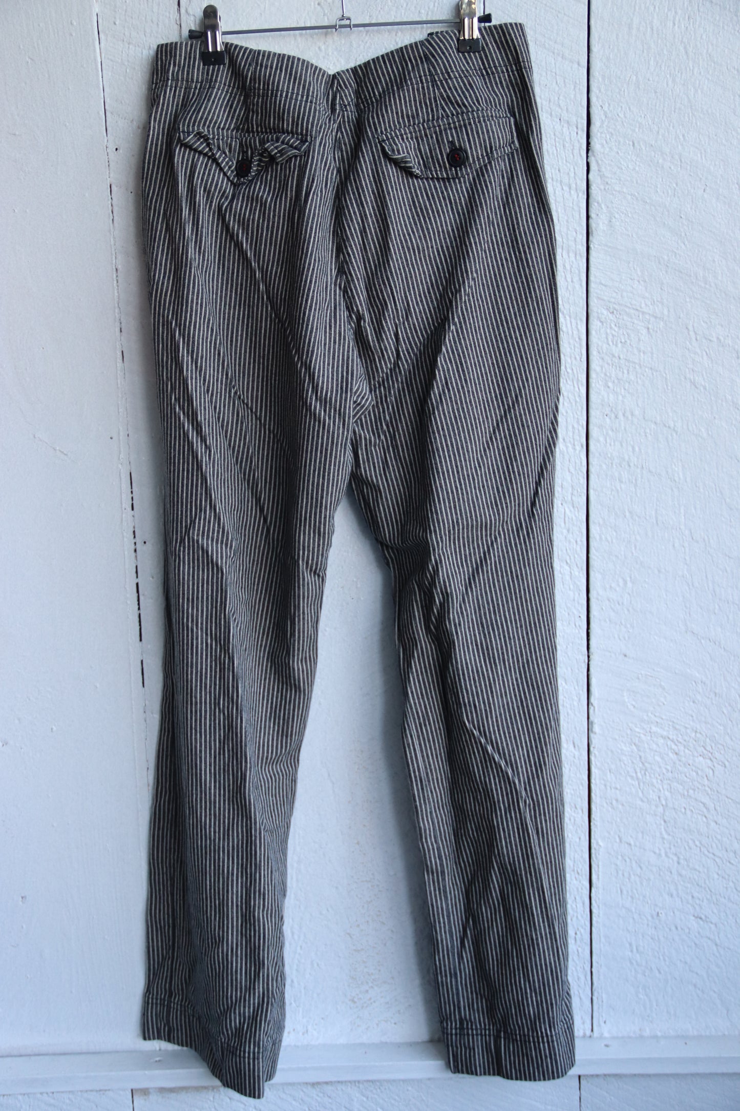 Larry Levine Striped Sailor Pants