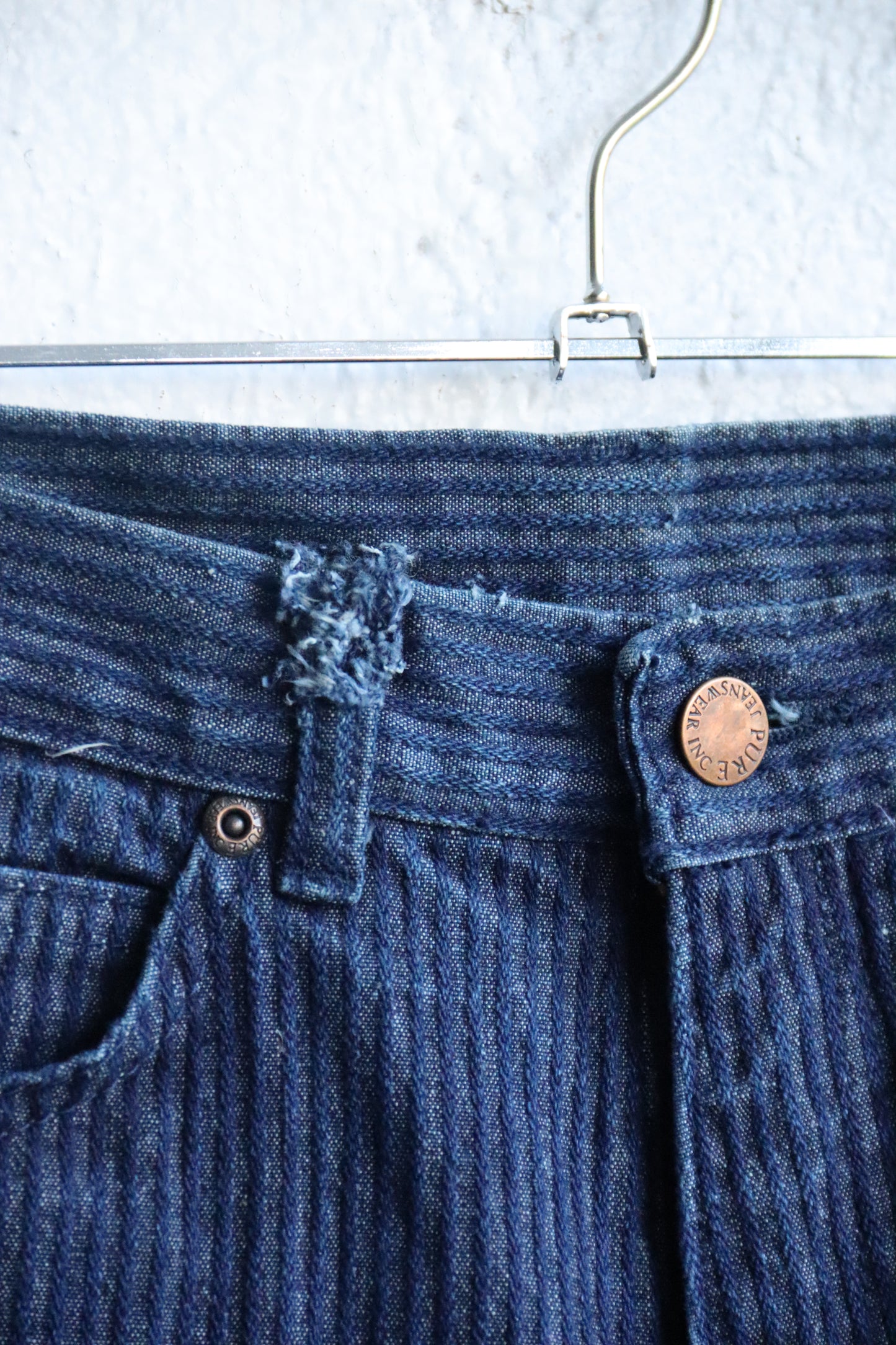Jeanswear Inc. Dark Striped Jeans - As Is
