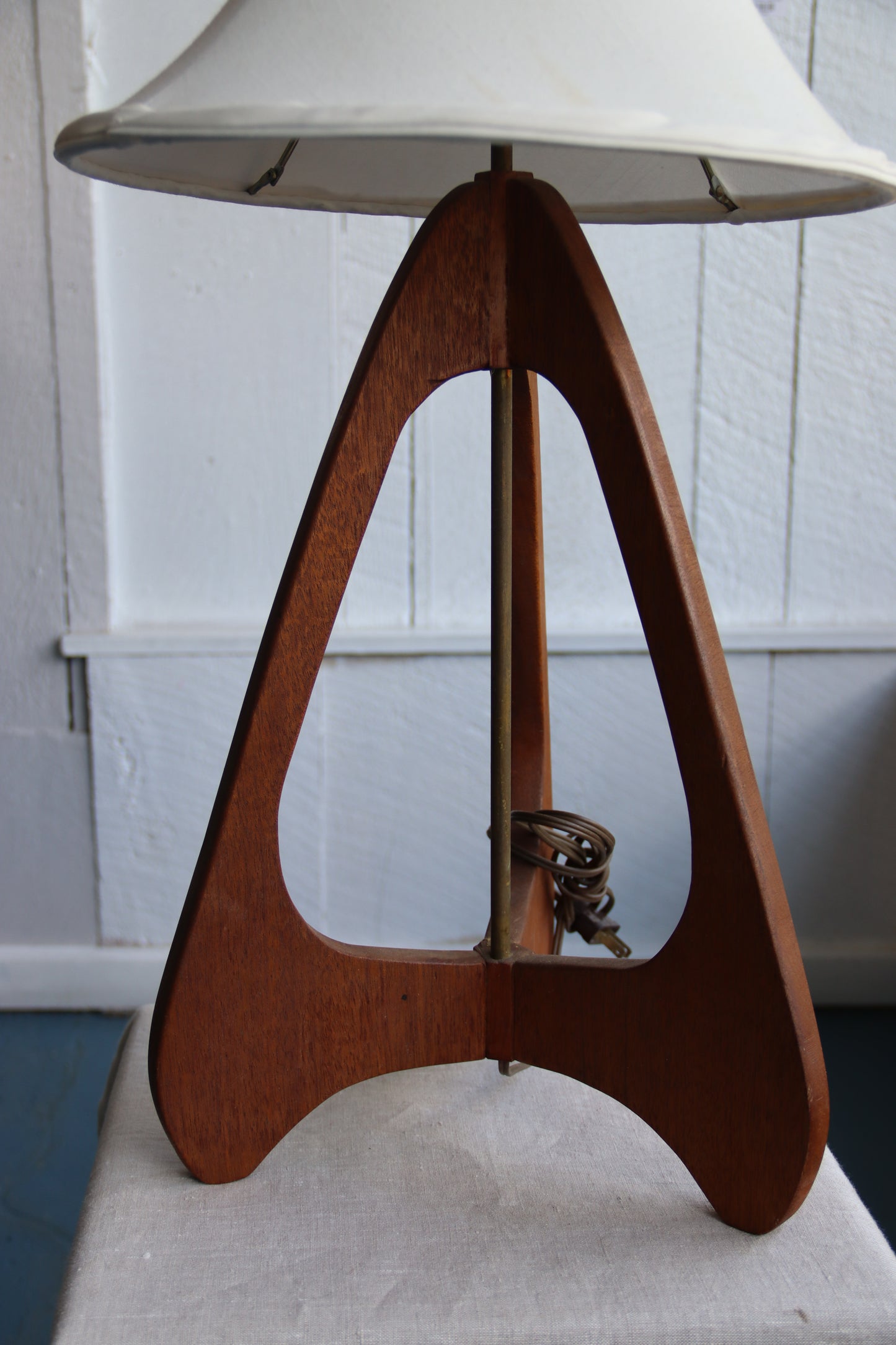 Wooden Table Lamp - as is