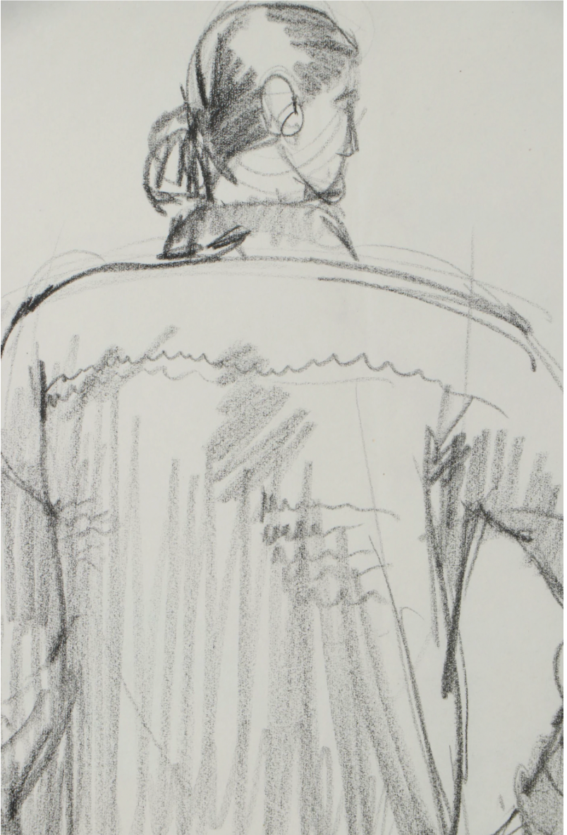 Margaret Voelker-Ferrier Ink Fashion Illustrations