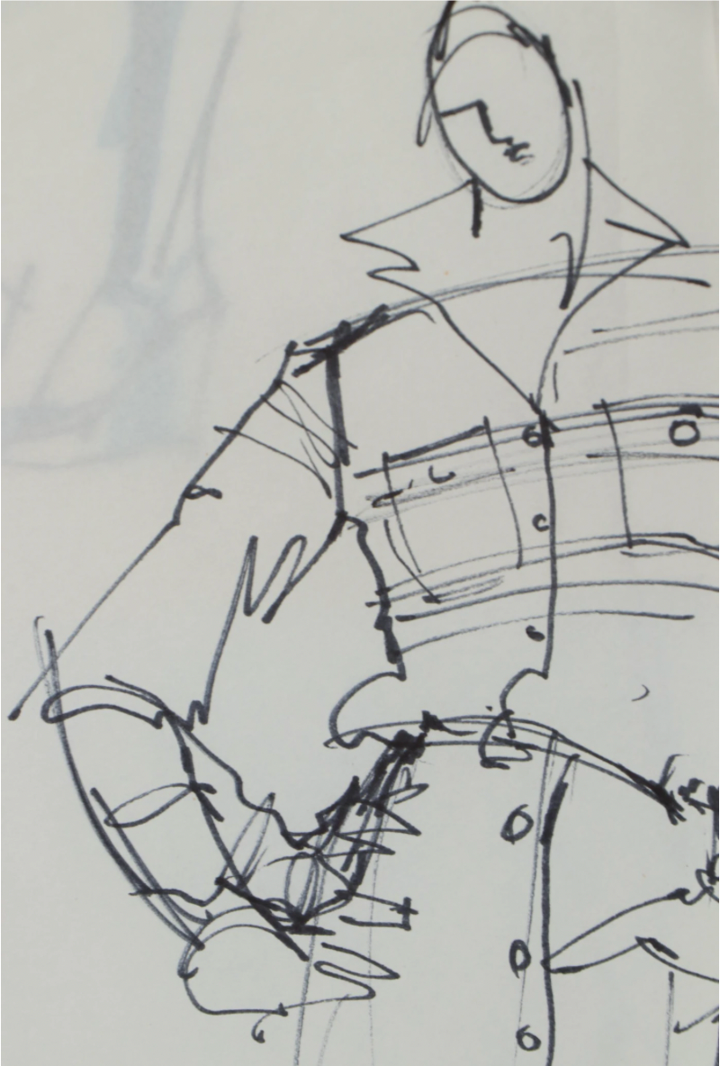Margaret Voelker-Ferrier Ink Fashion Illustrations