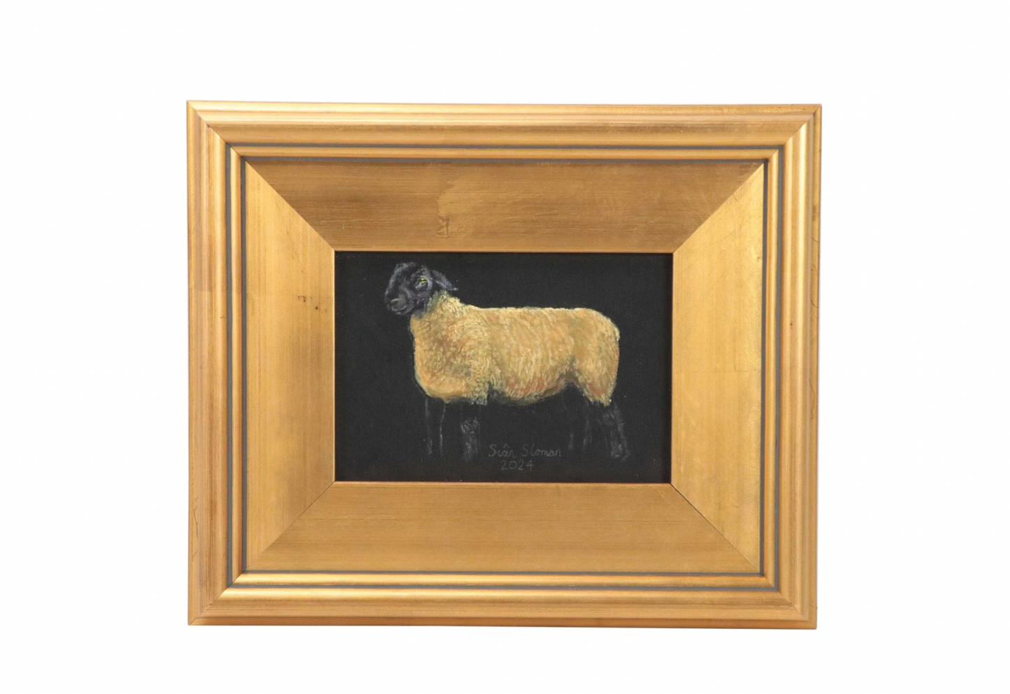 Siân Sloman Oil Painting of Sheep 1