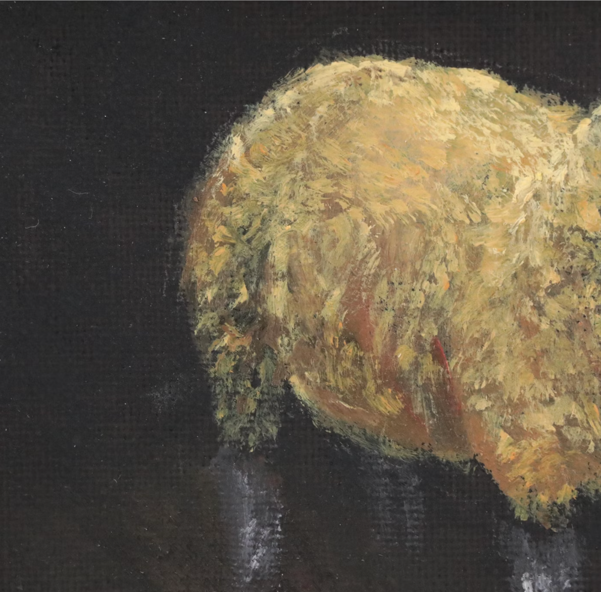 Siân Sloman Oil Painting of Sheep 2