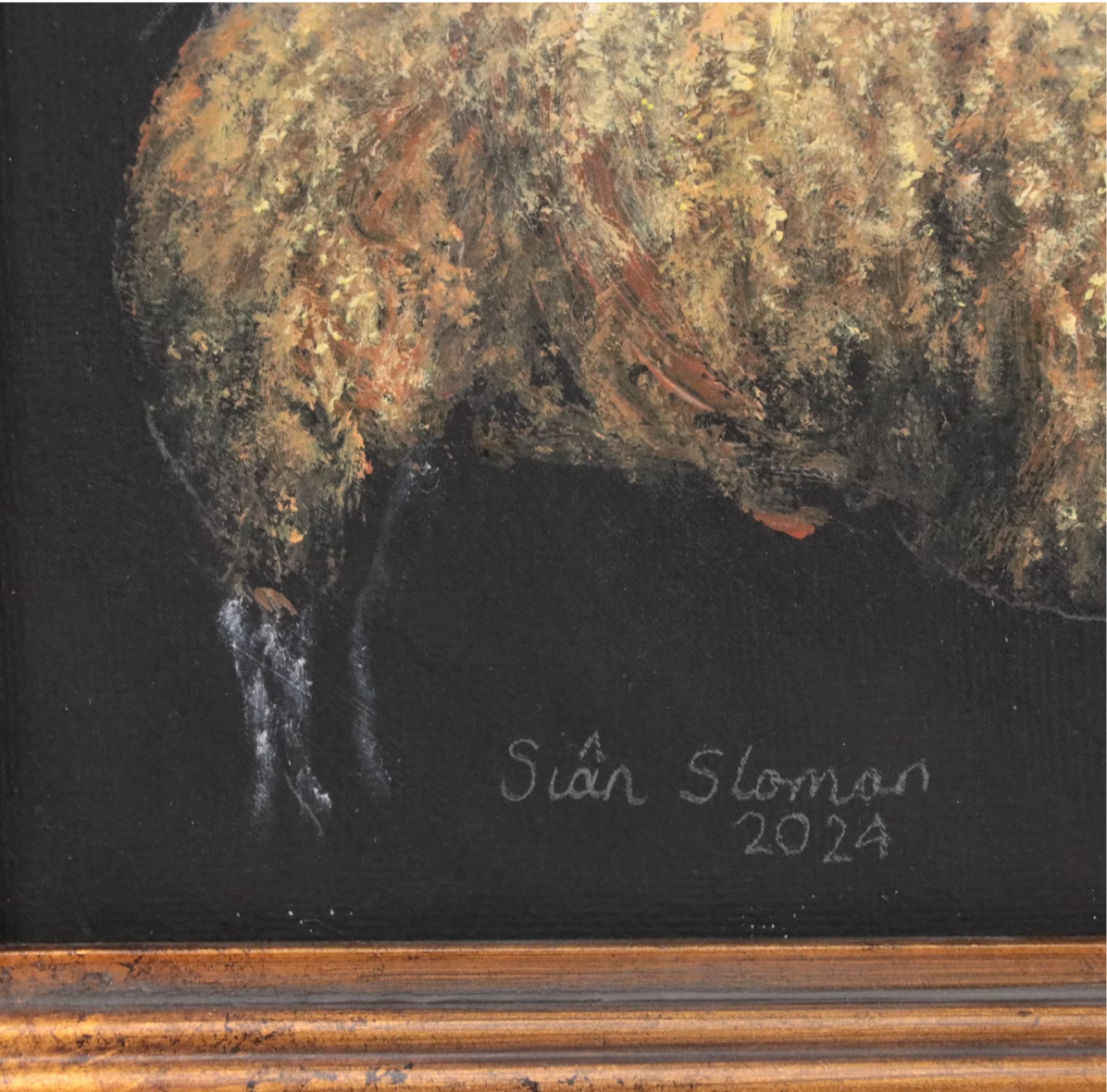 Siân Sloman Oil Painting of Sheep 4