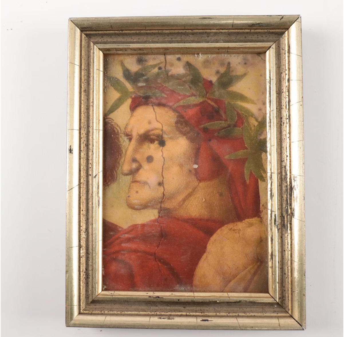 Vintage Dante Alighieri Reproduction Print